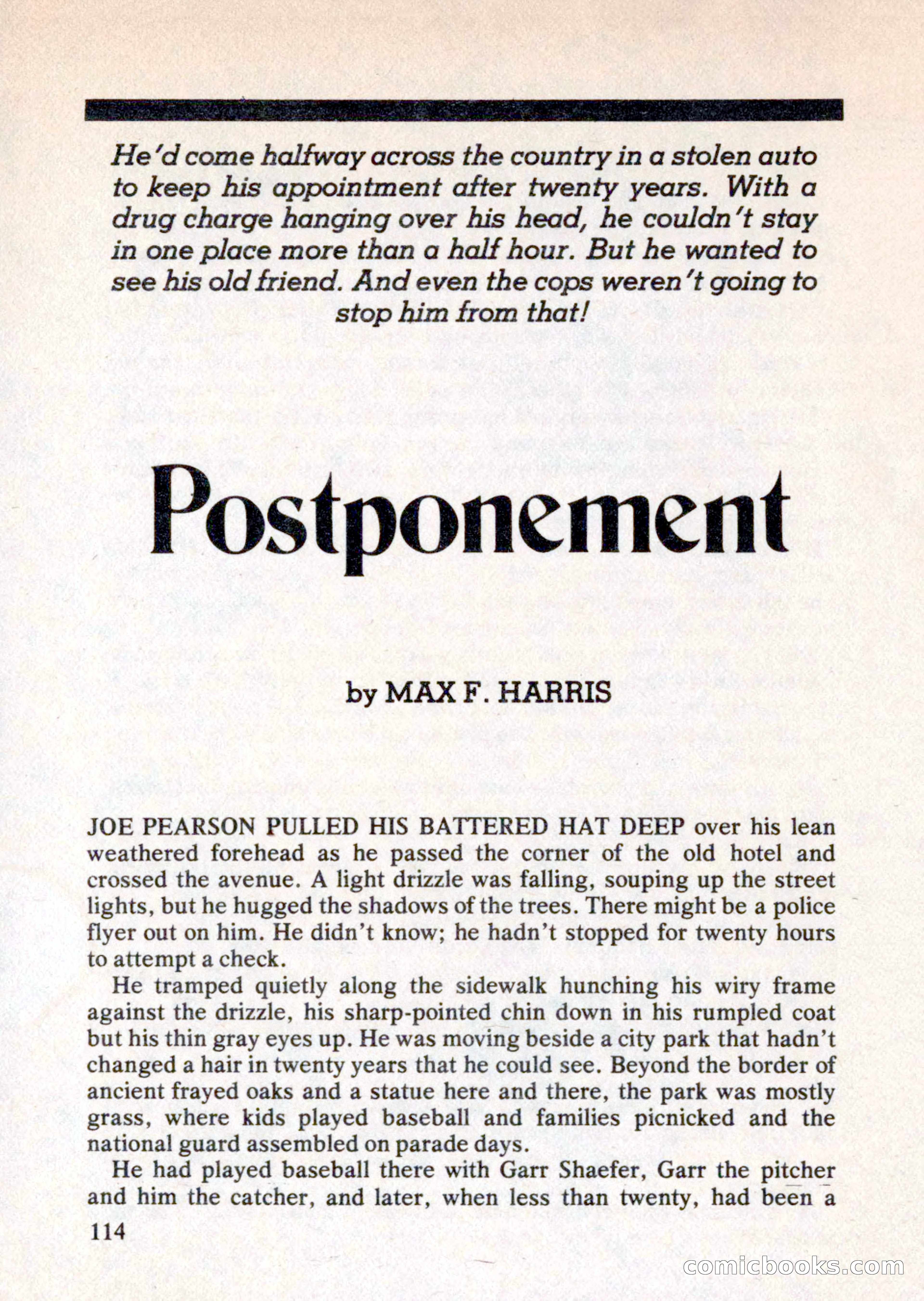 Mike Shayne Mystery Magazine, August 1981 — page 114 of 132