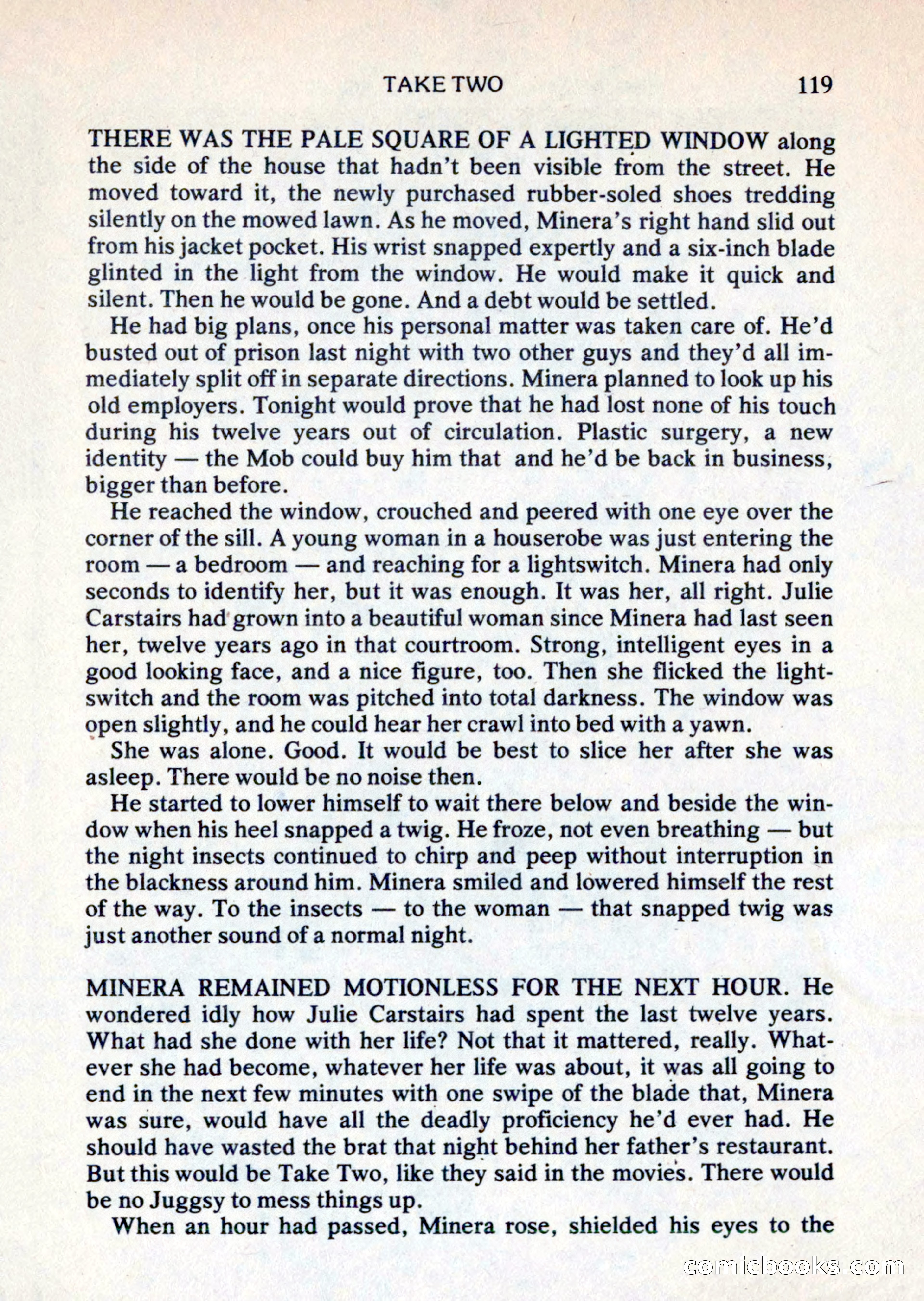 Mike Shayne Mystery Magazine, August 1981 — page 119 of 132