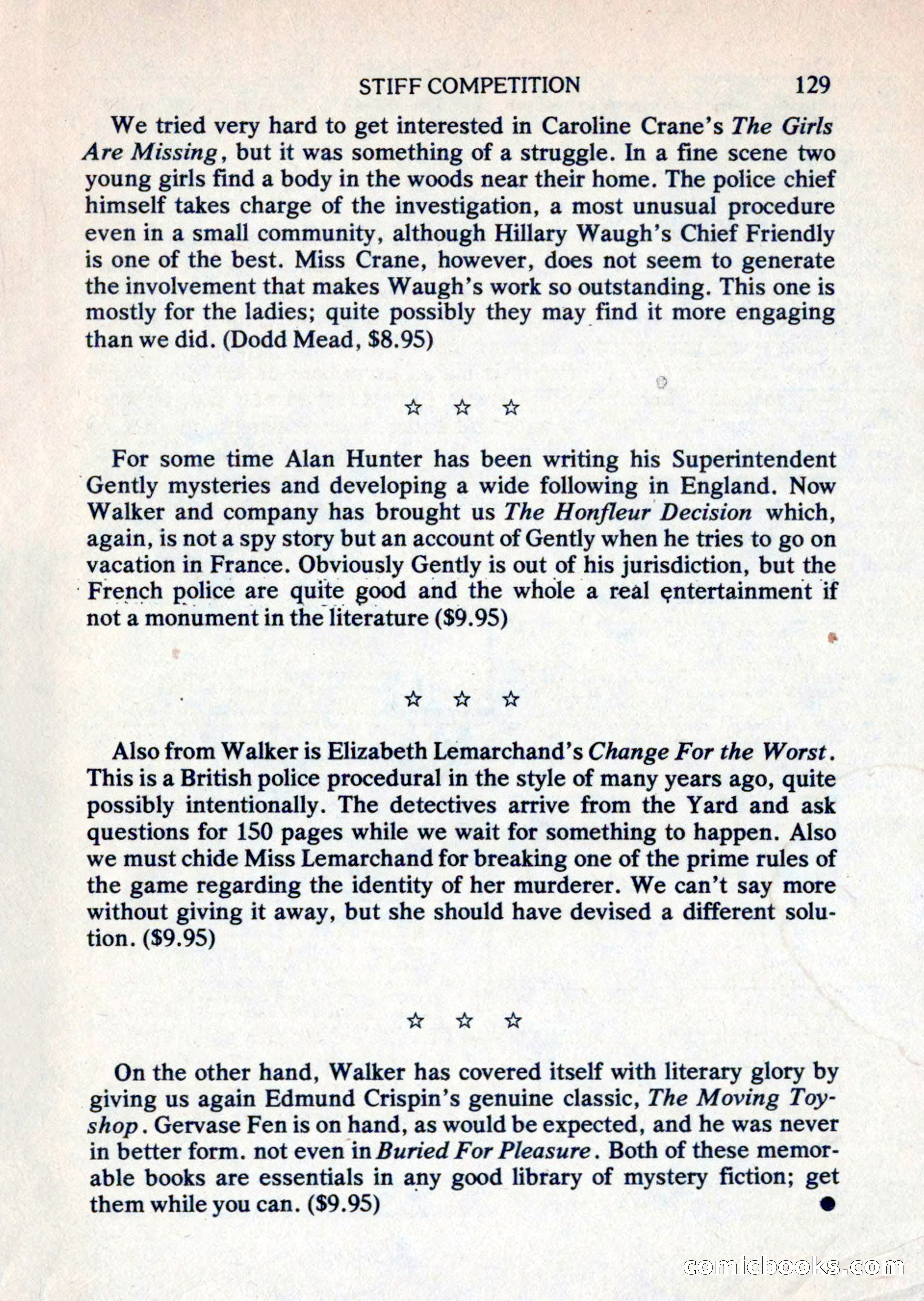 Mike Shayne Mystery Magazine, August 1981 — page 129 of 132