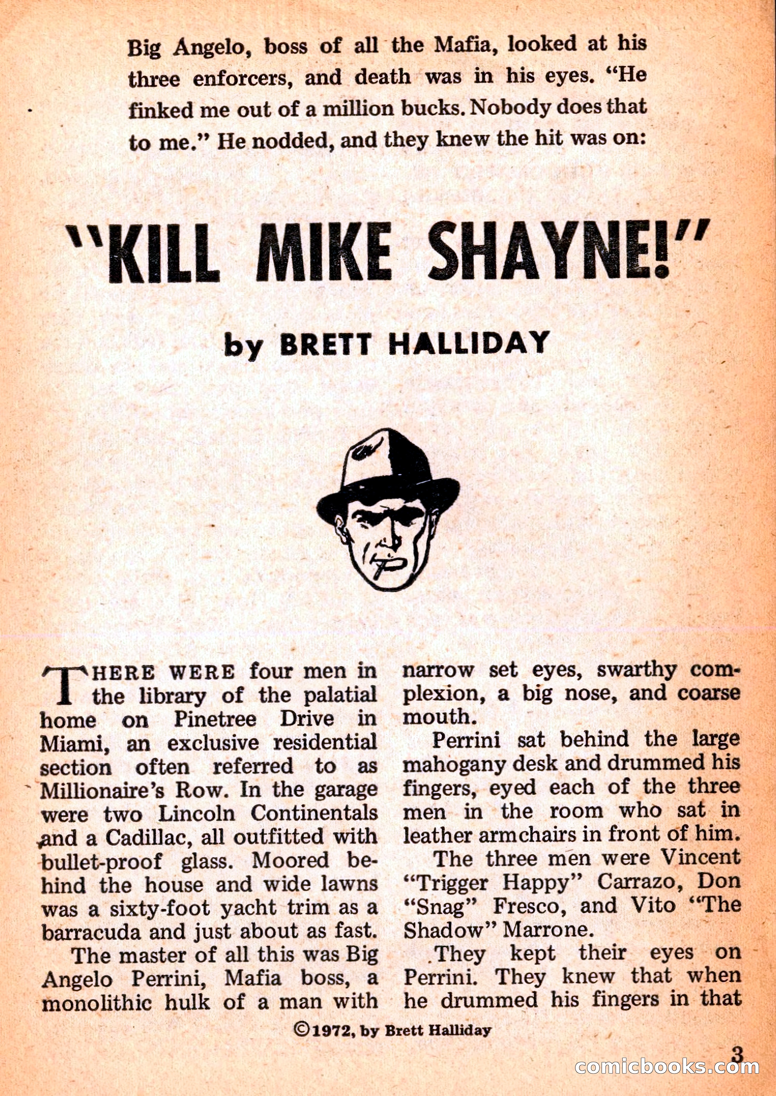 Mike Shayne Mystery Magazine Annual — page 5 of 196