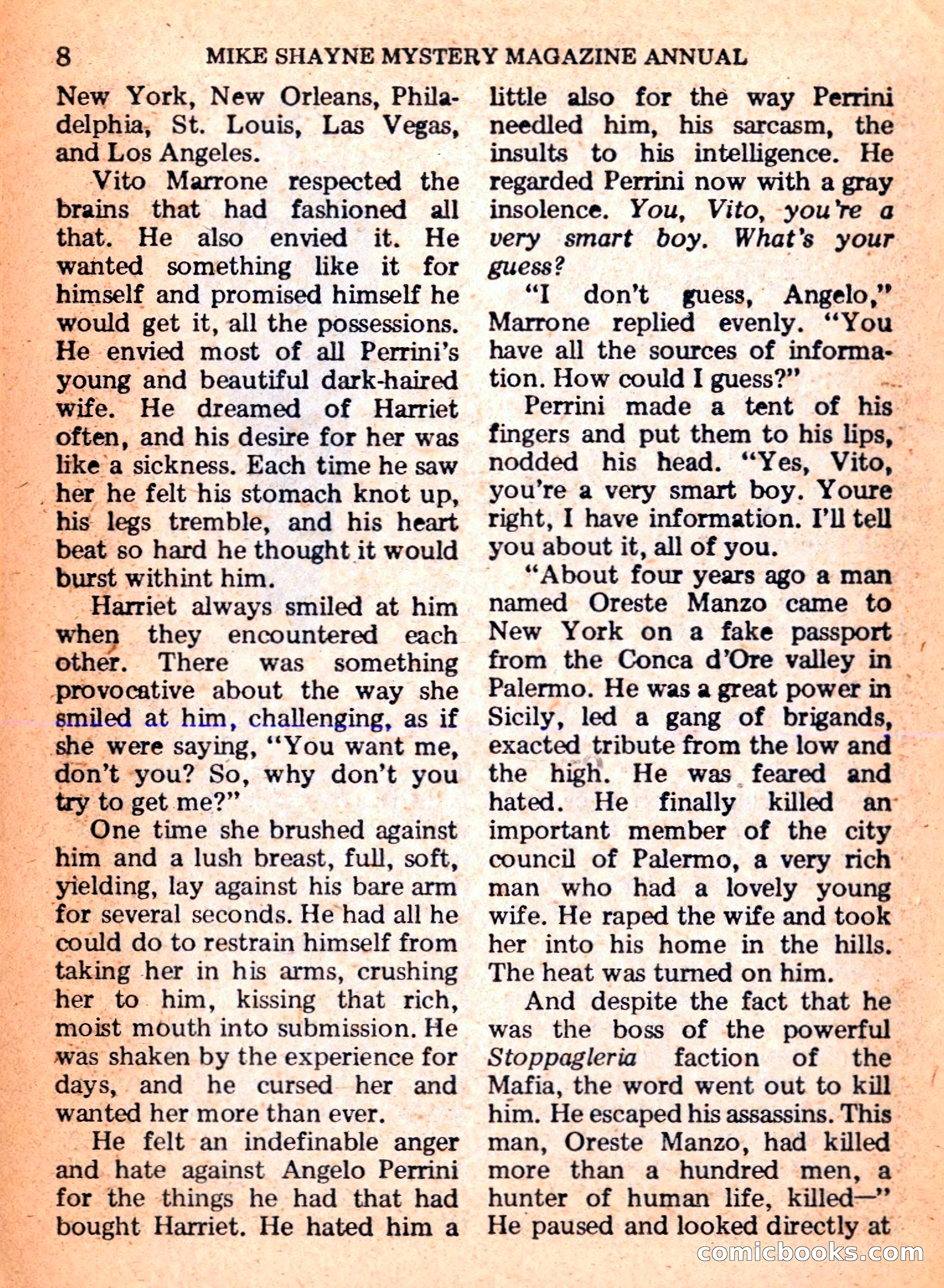 Mike Shayne Mystery Magazine Annual — page 10 of 196