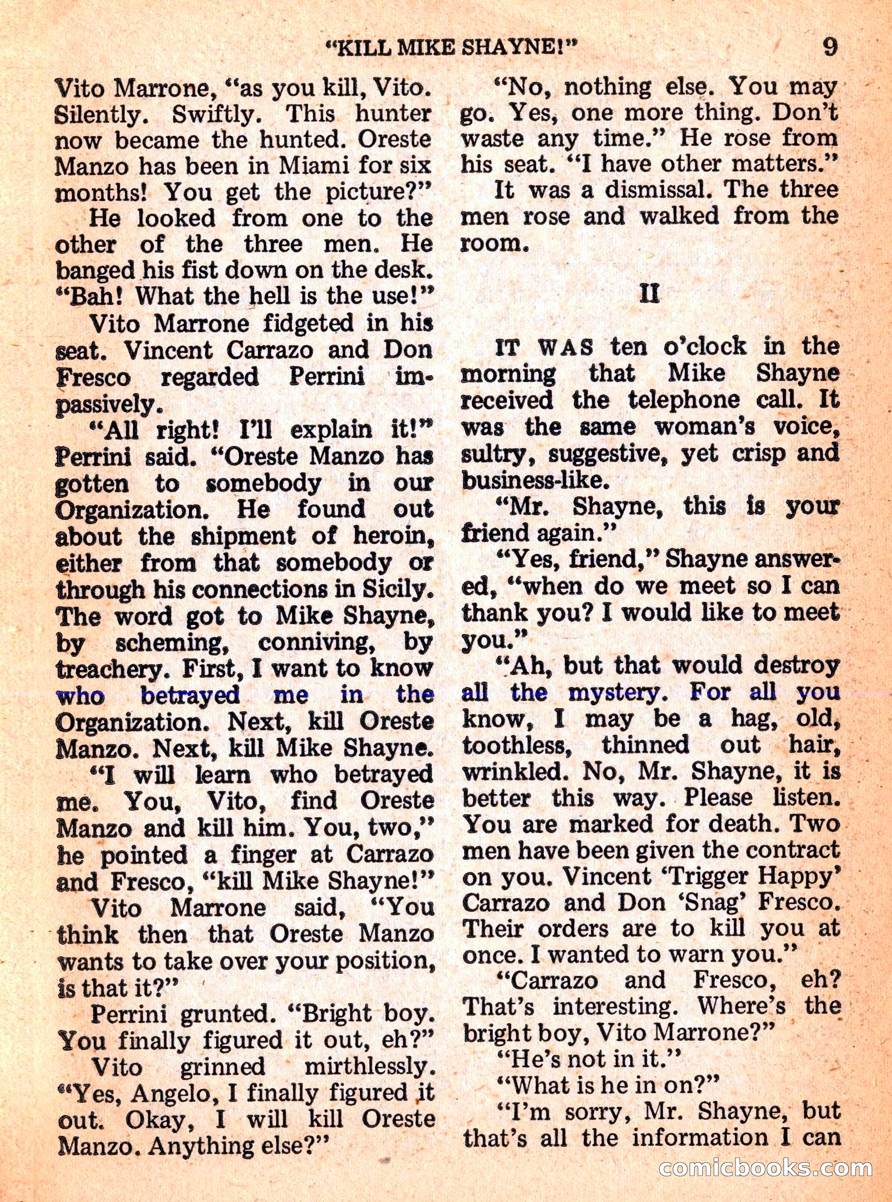Mike Shayne Mystery Magazine Annual — page 11 of 196