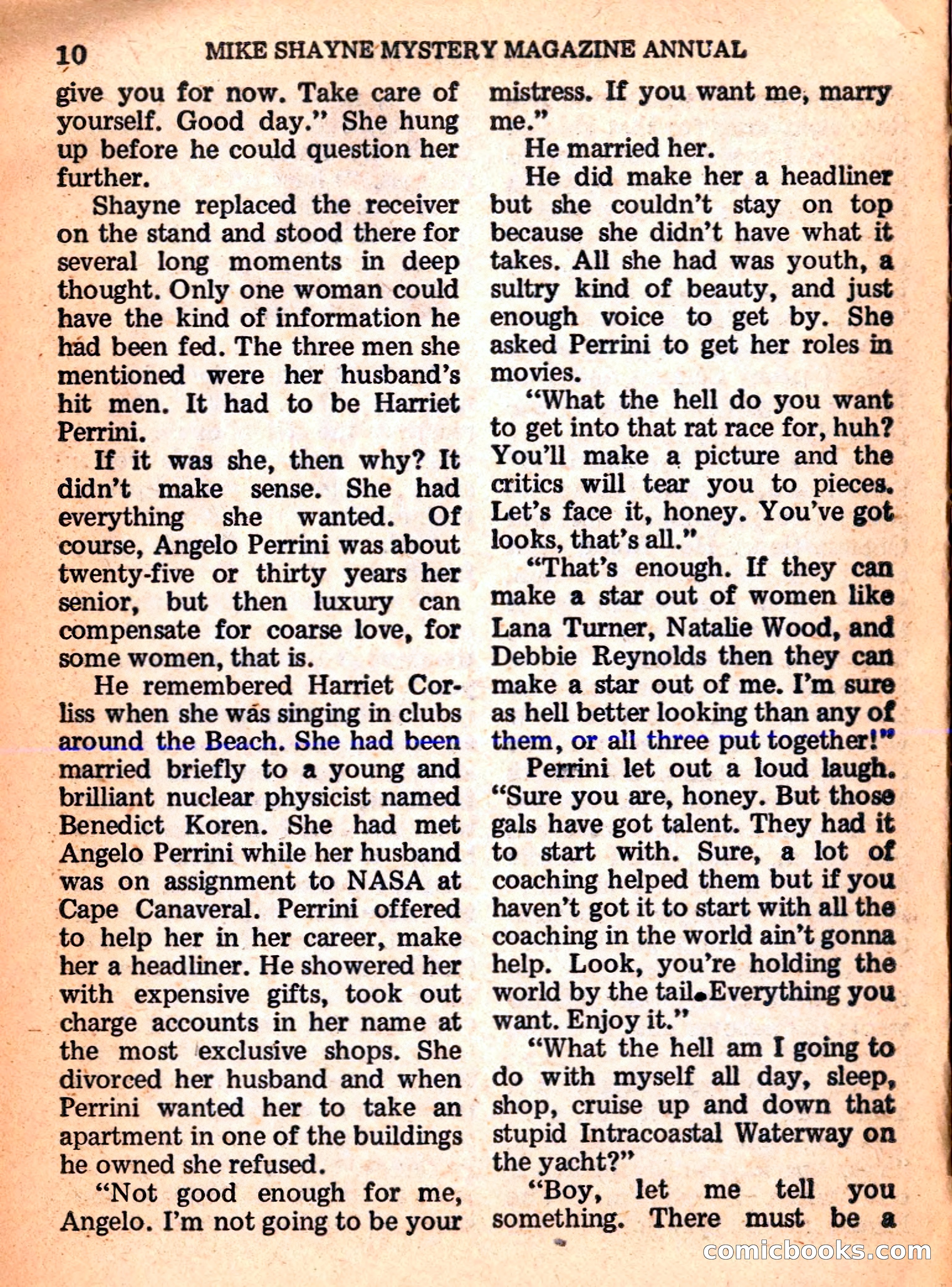 Mike Shayne Mystery Magazine Annual — page 12 of 196