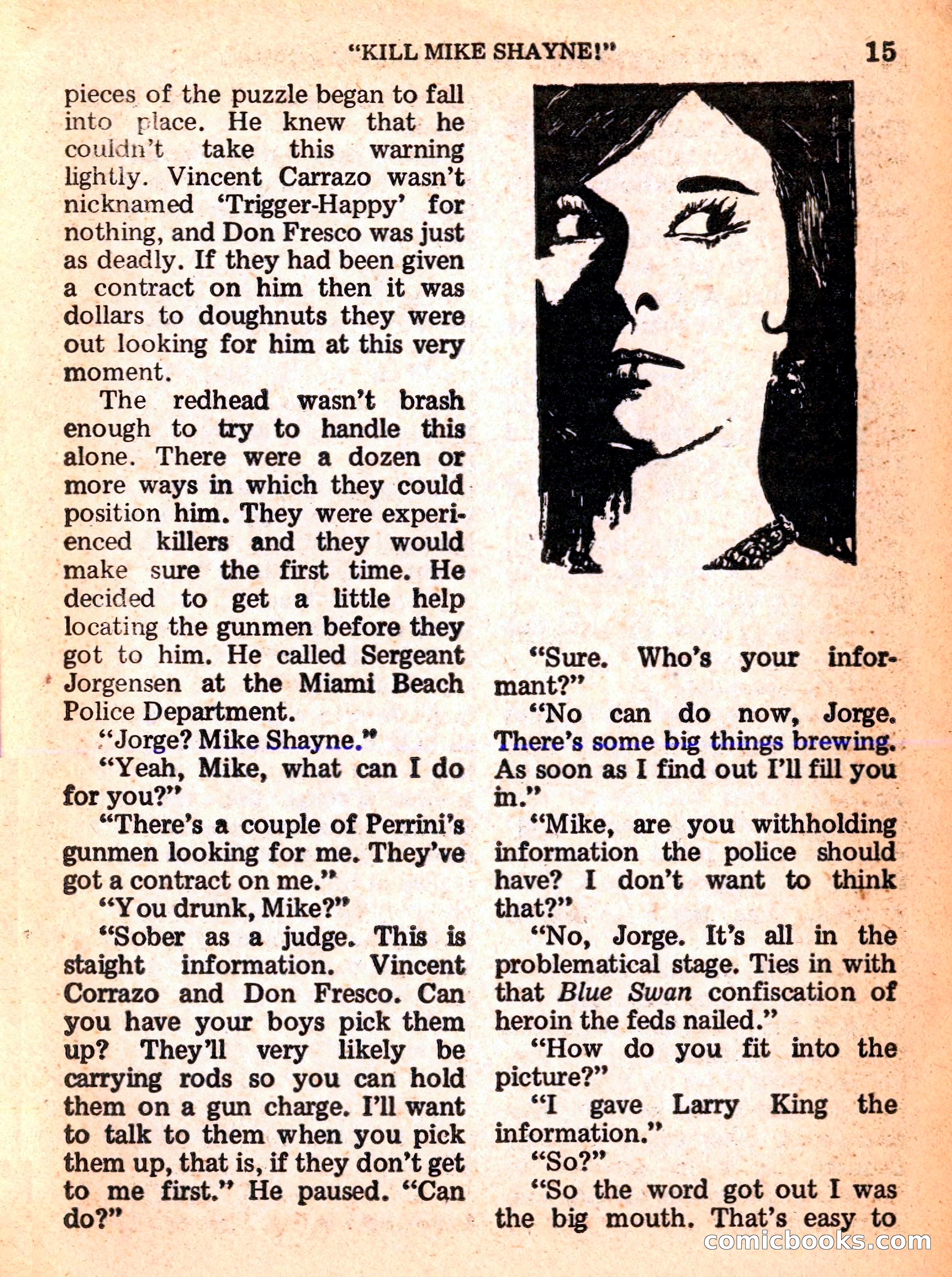 Mike Shayne Mystery Magazine Annual — page 17 of 196