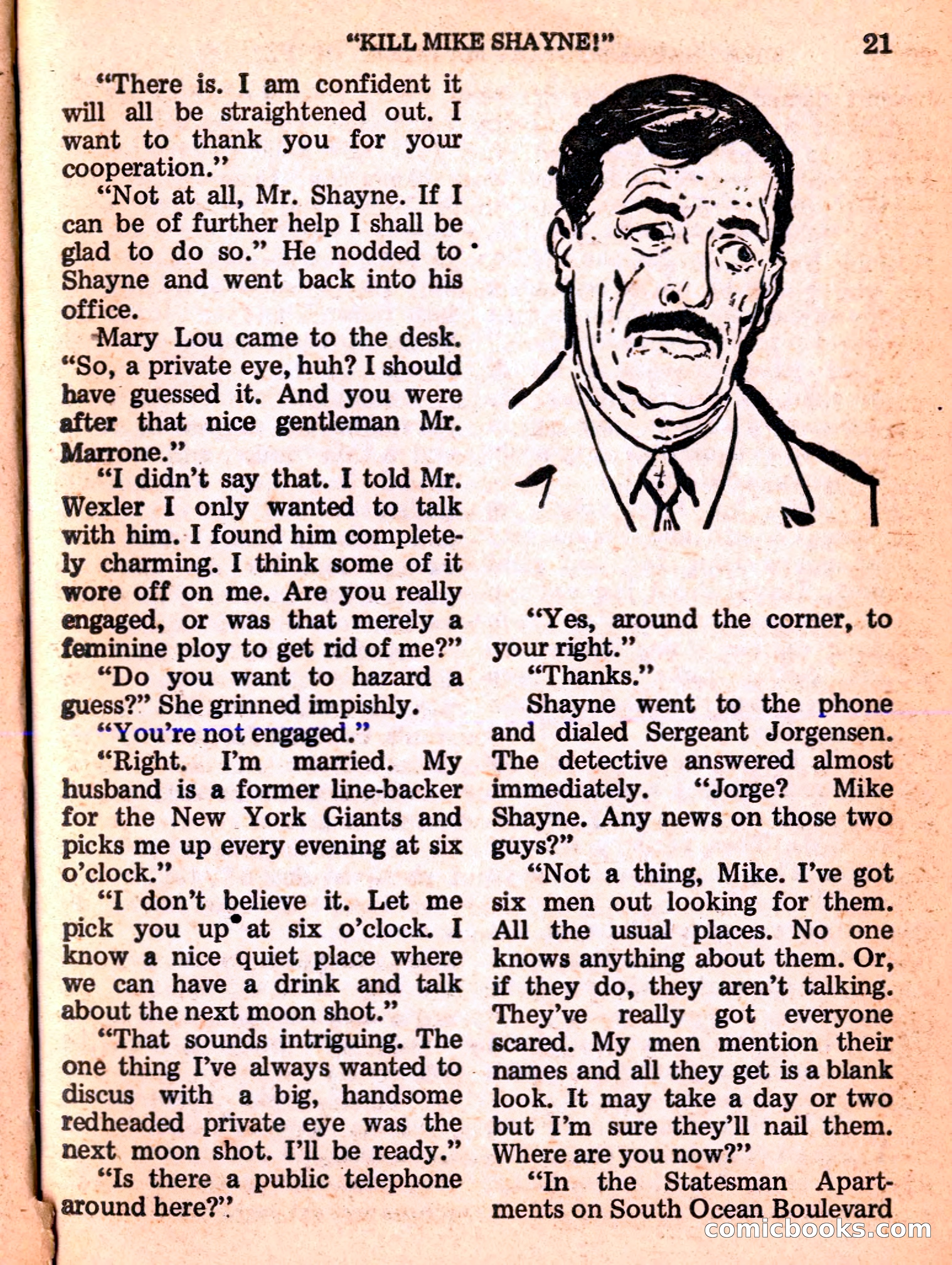 Mike Shayne Mystery Magazine Annual — page 23 of 196