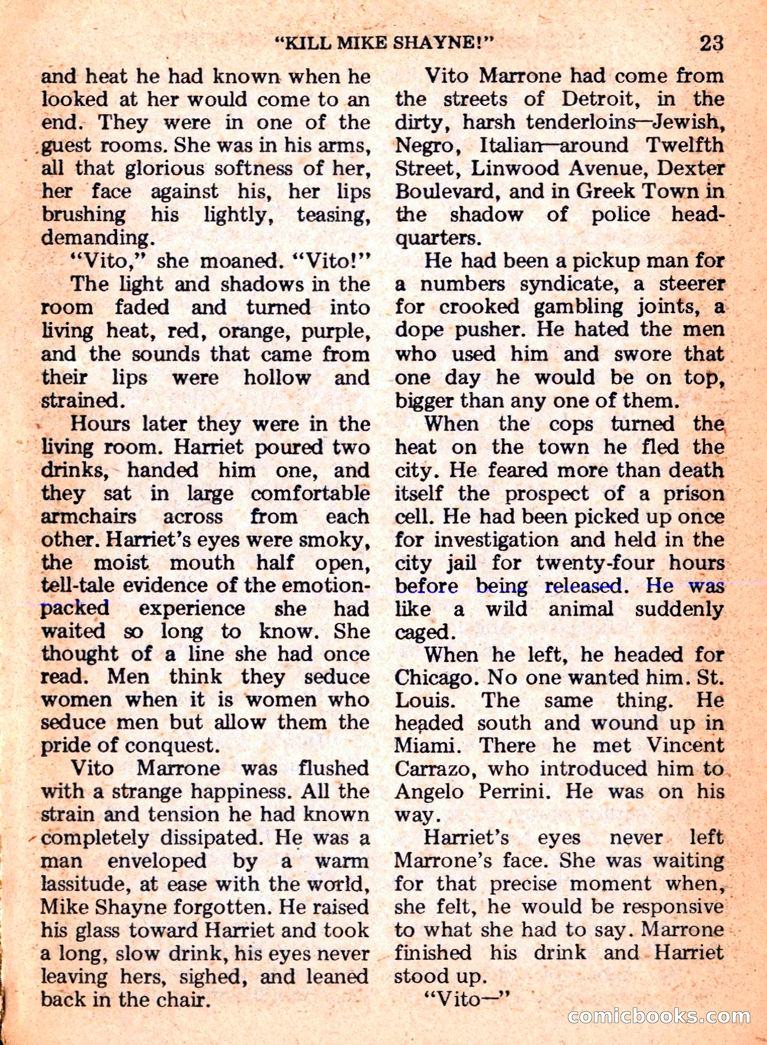 Mike Shayne Mystery Magazine Annual — page 25 of 196