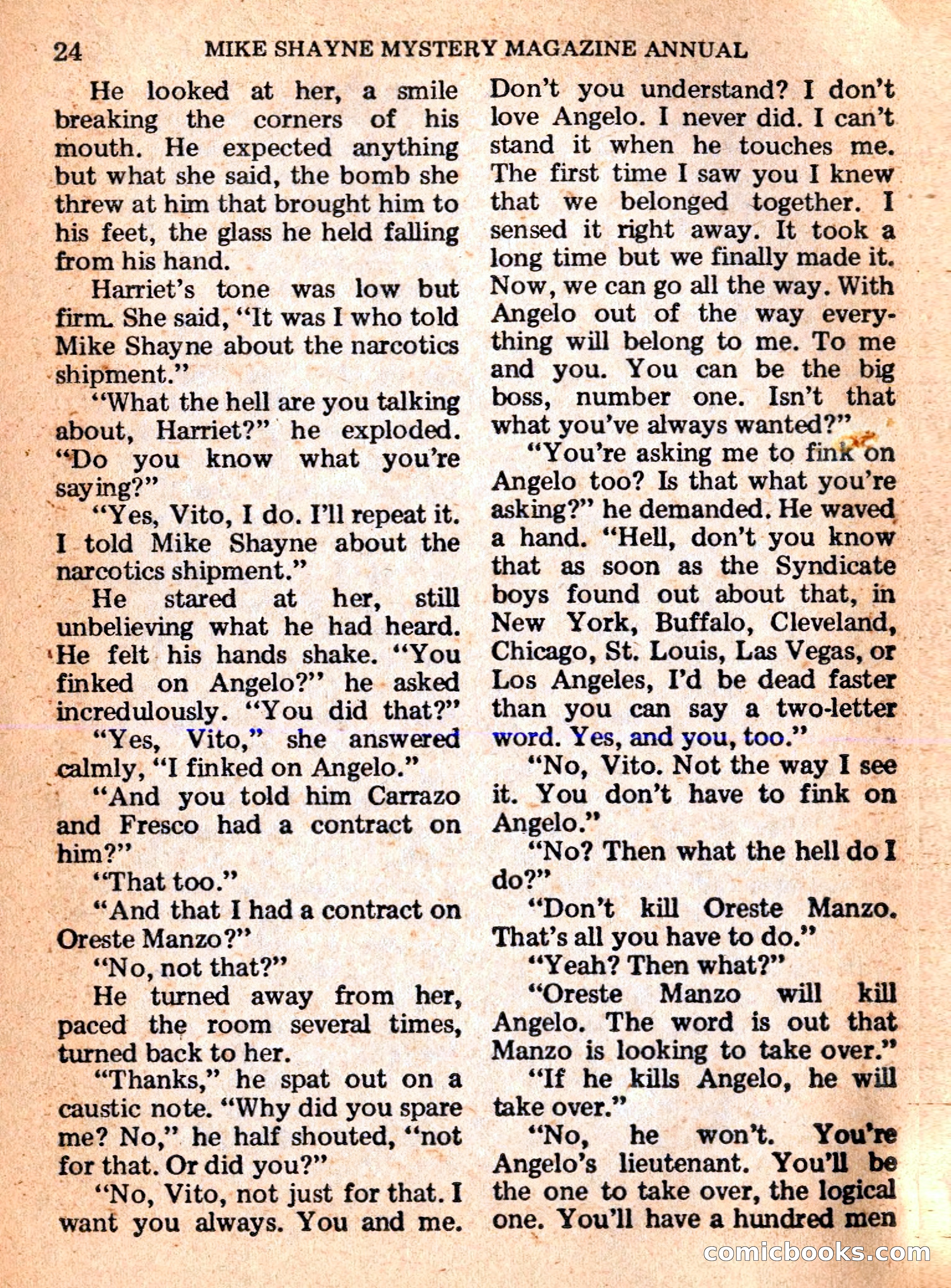 Mike Shayne Mystery Magazine Annual — page 26 of 196