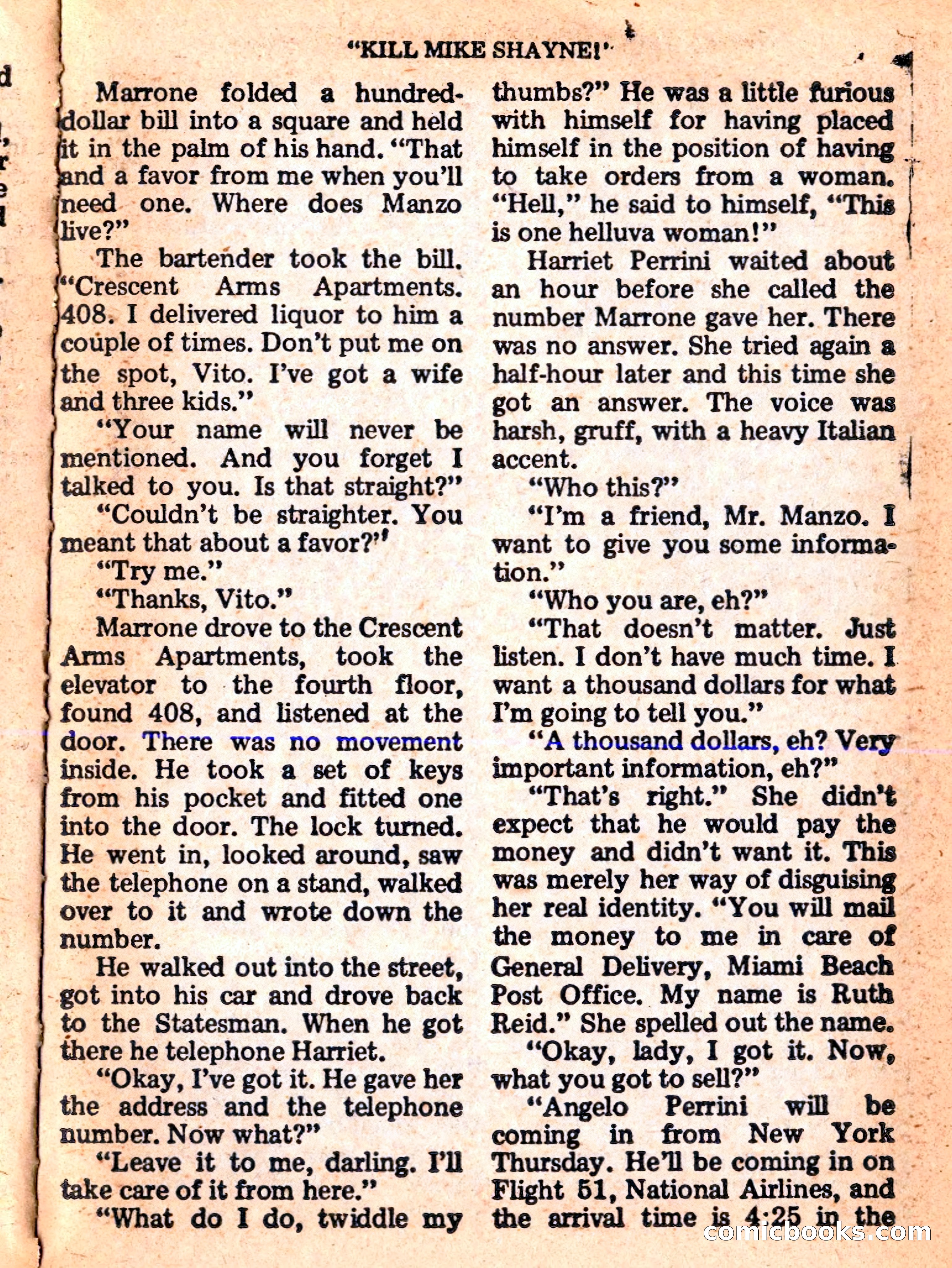 Mike Shayne Mystery Magazine Annual — page 31 of 196