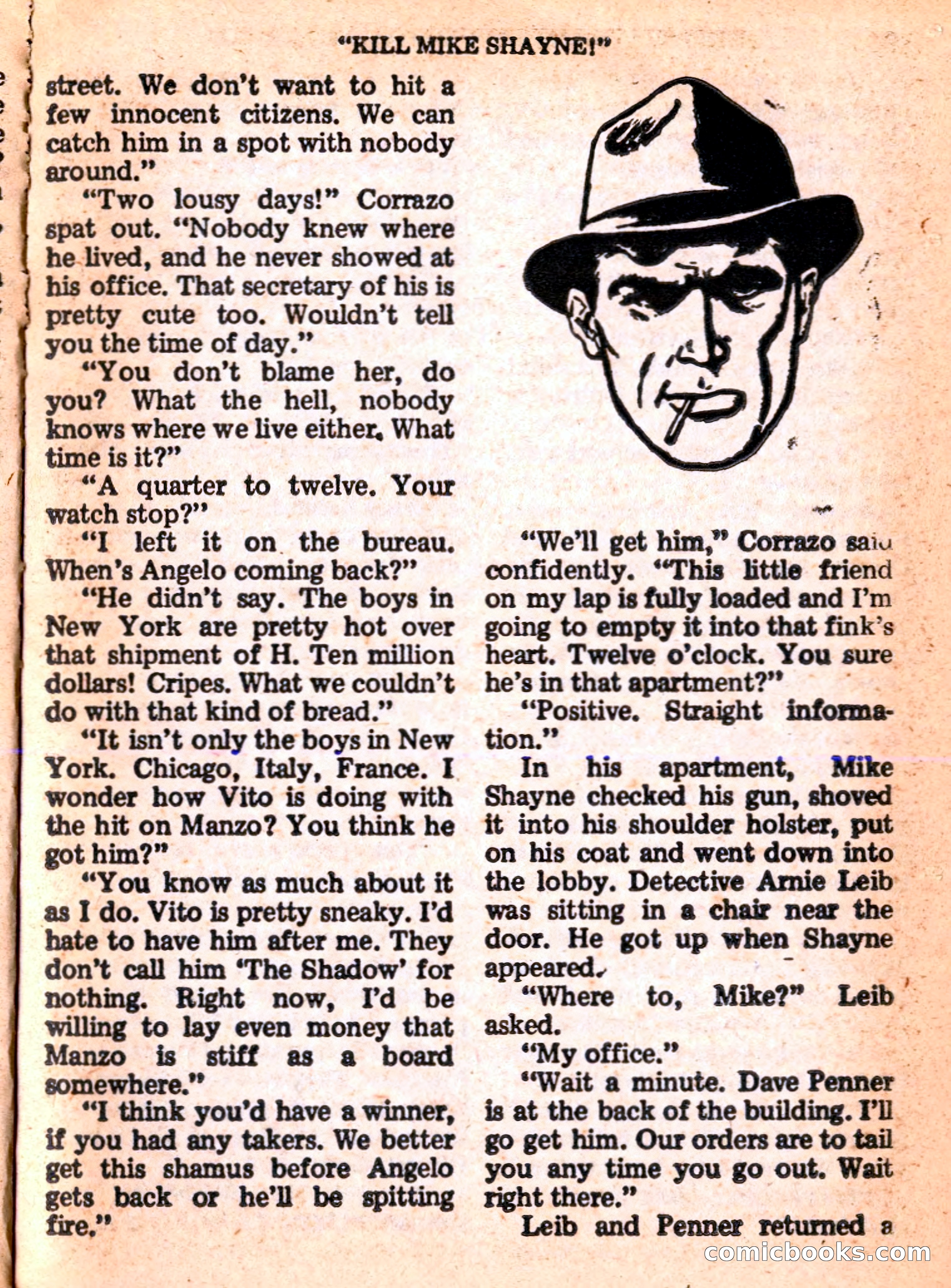 Mike Shayne Mystery Magazine Annual — page 37 of 196