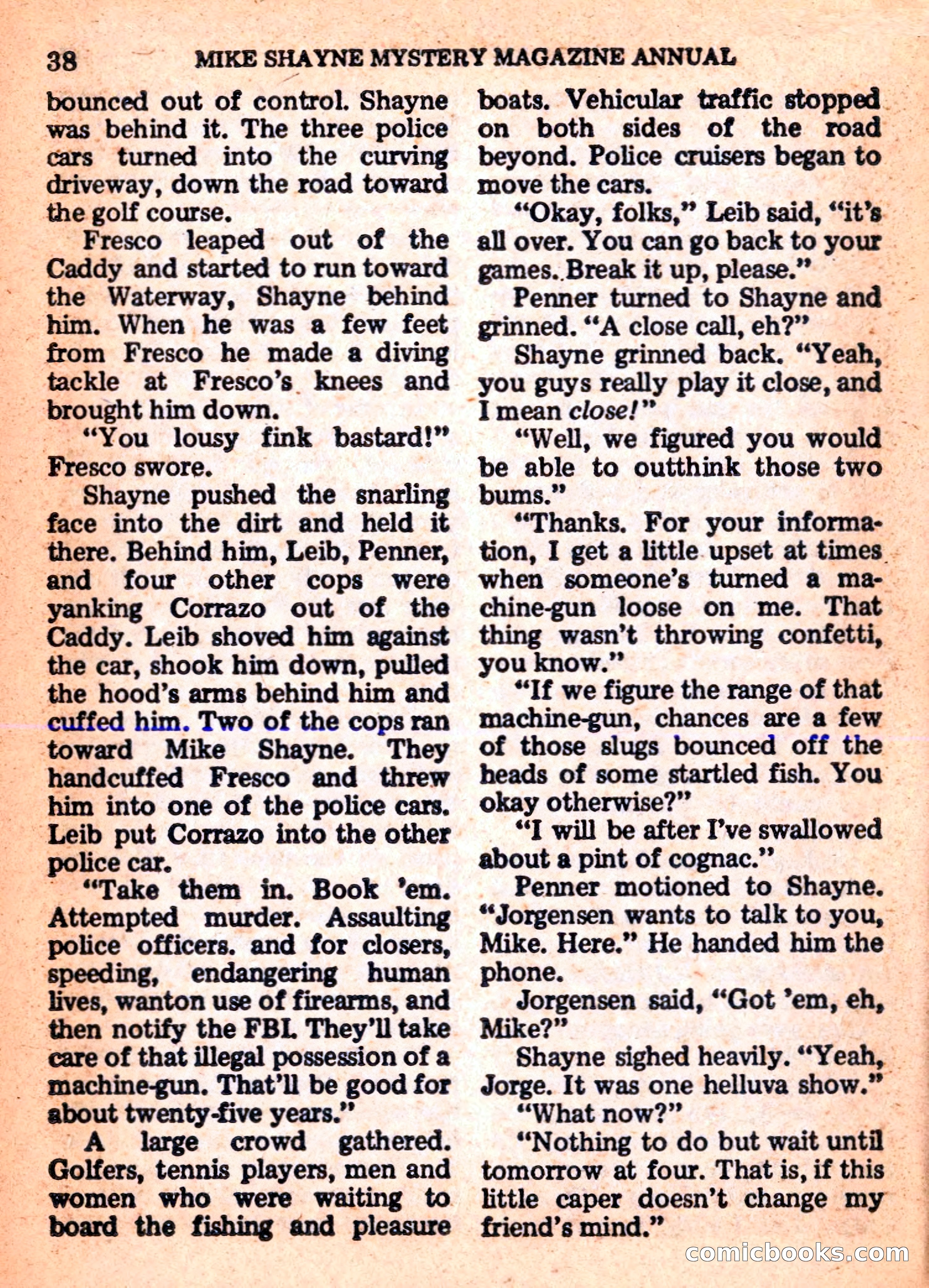 Mike Shayne Mystery Magazine Annual — page 40 of 196