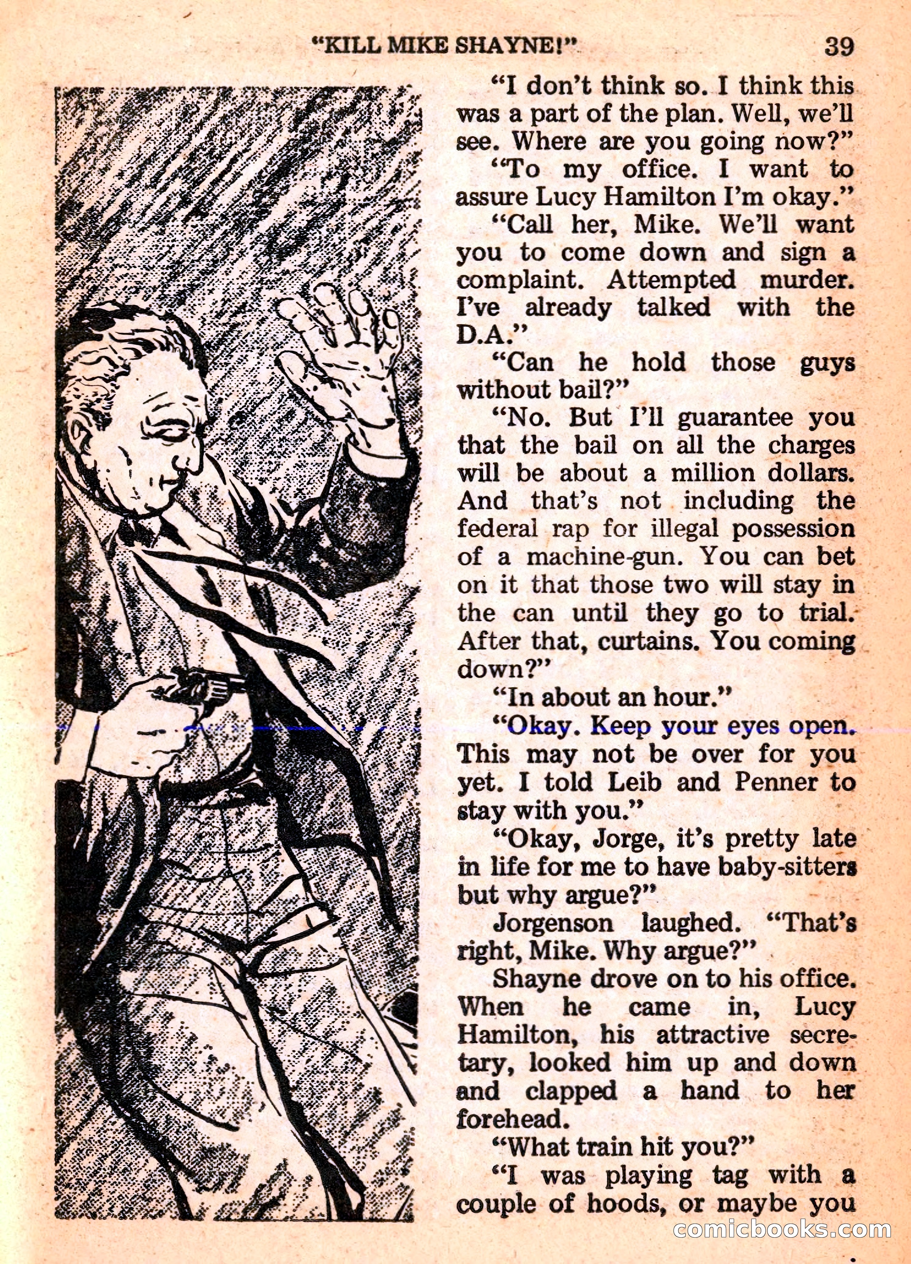 Mike Shayne Mystery Magazine Annual — page 41 of 196