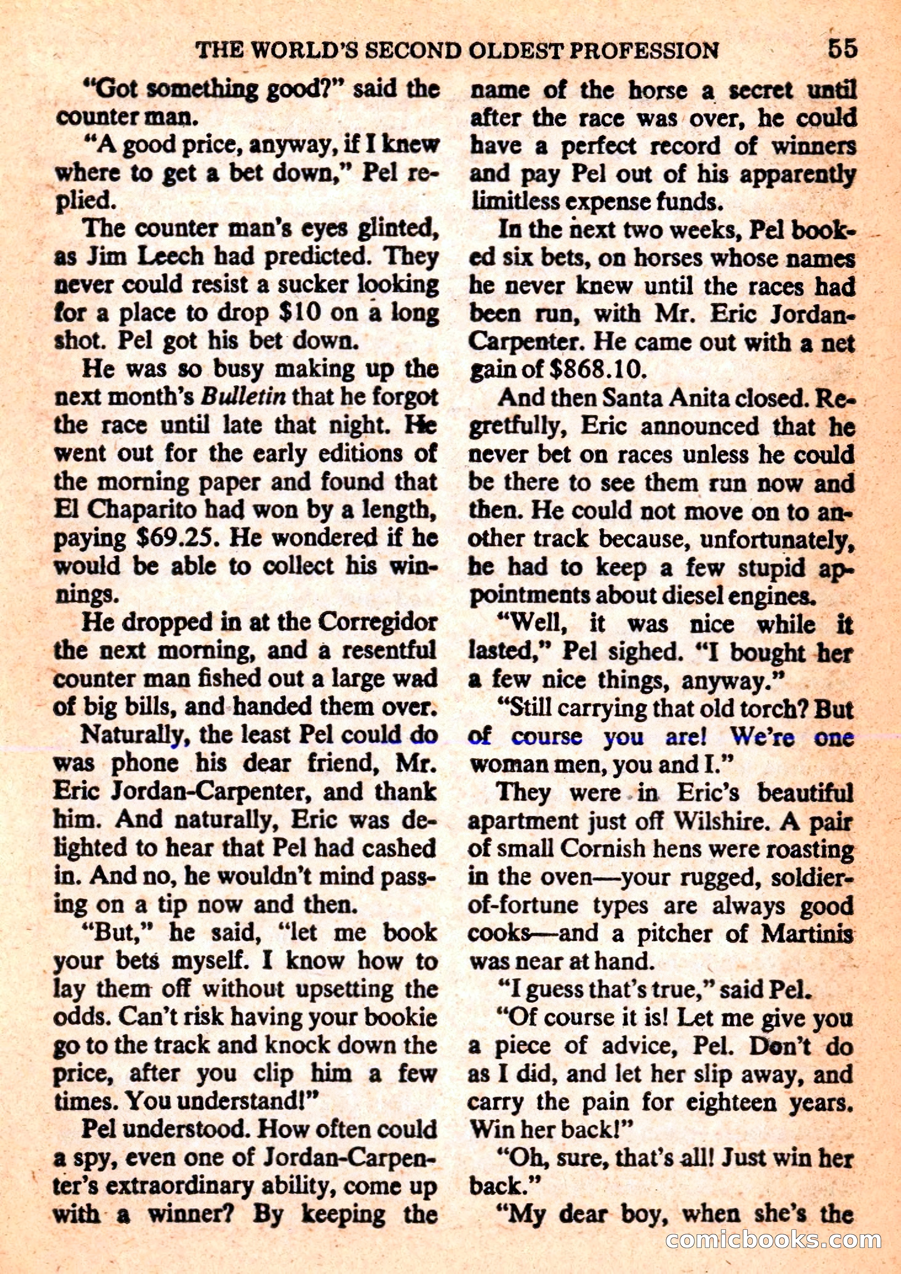 Mike Shayne Mystery Magazine Annual — page 57 of 196