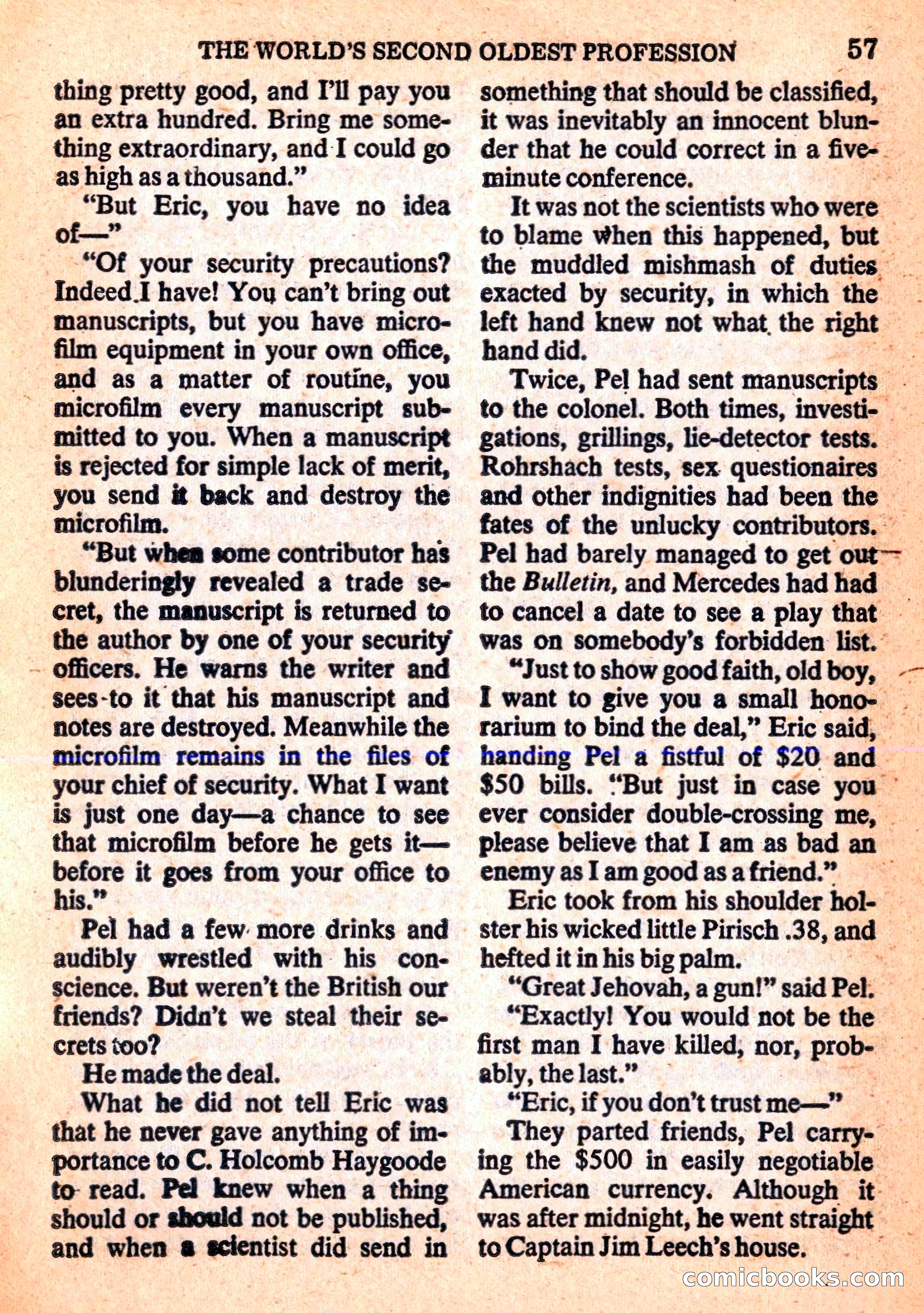Mike Shayne Mystery Magazine Annual — page 59 of 196