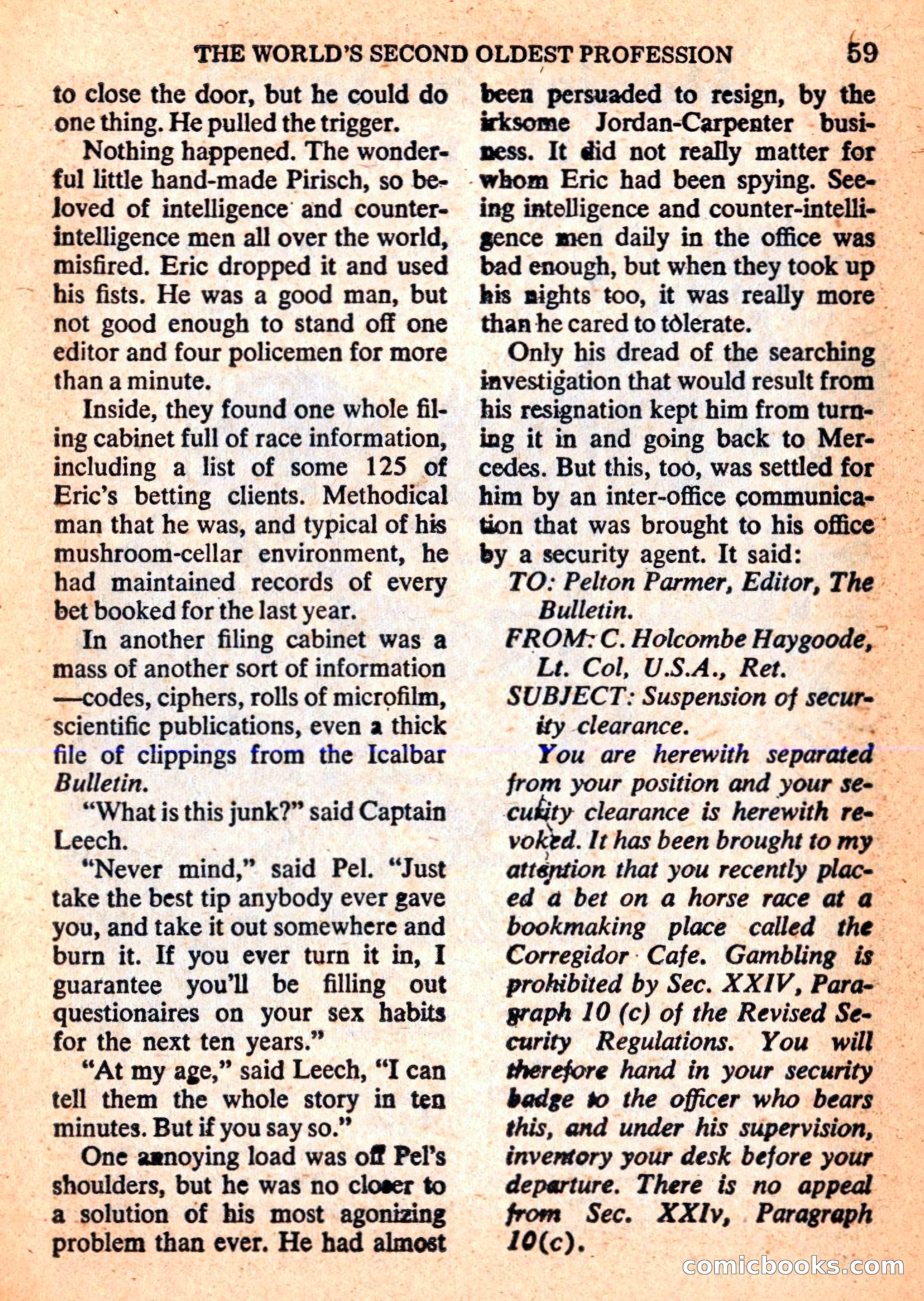 Mike Shayne Mystery Magazine Annual — page 61 of 196