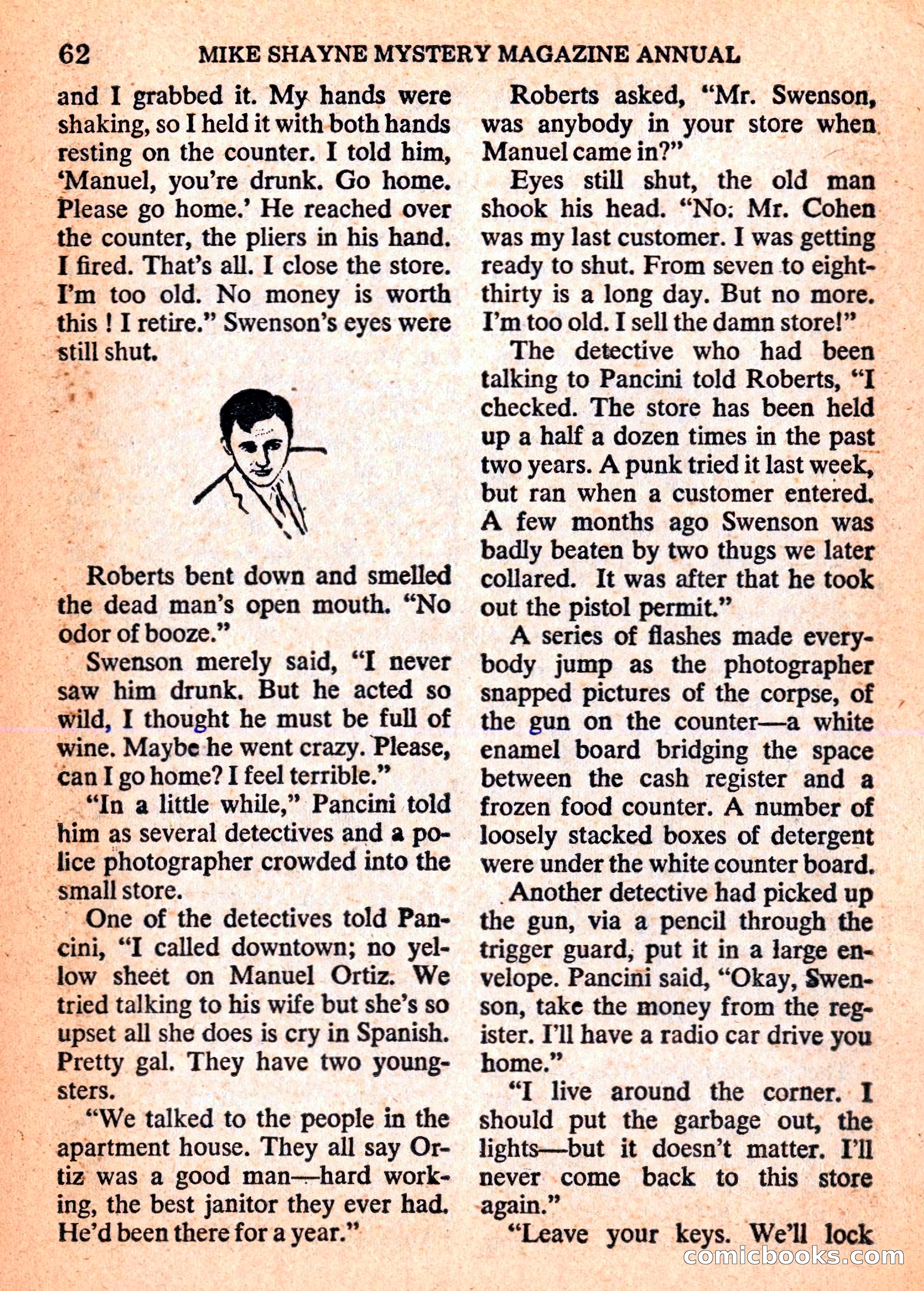 Mike Shayne Mystery Magazine Annual — page 64 of 196