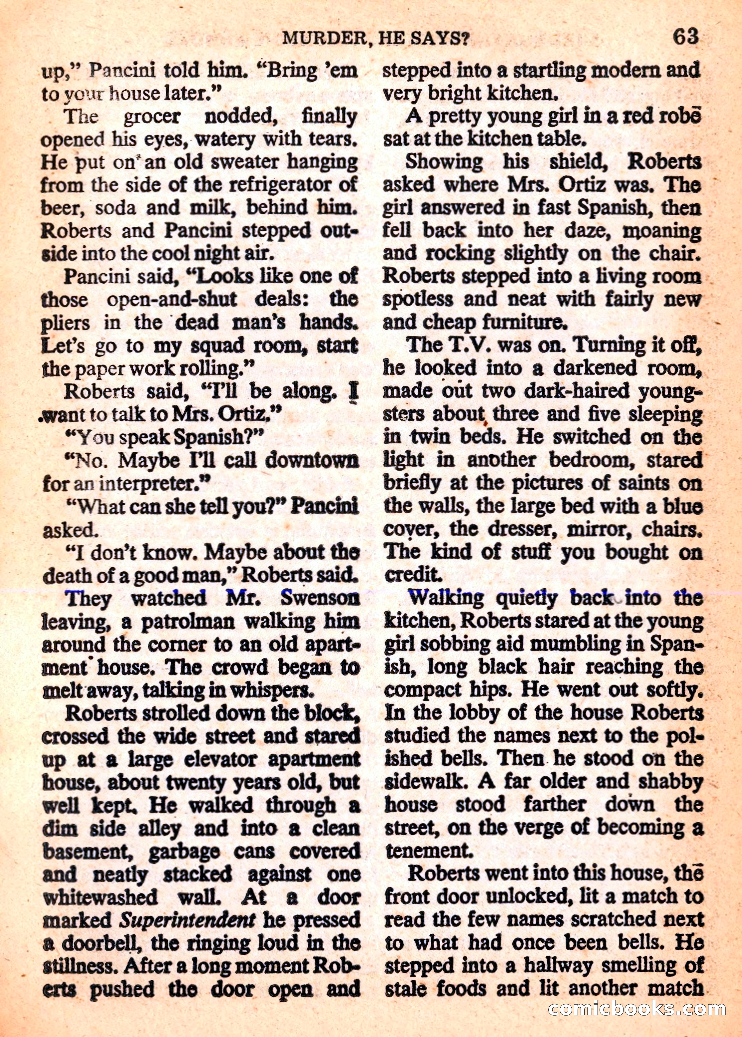Mike Shayne Mystery Magazine Annual — page 65 of 196