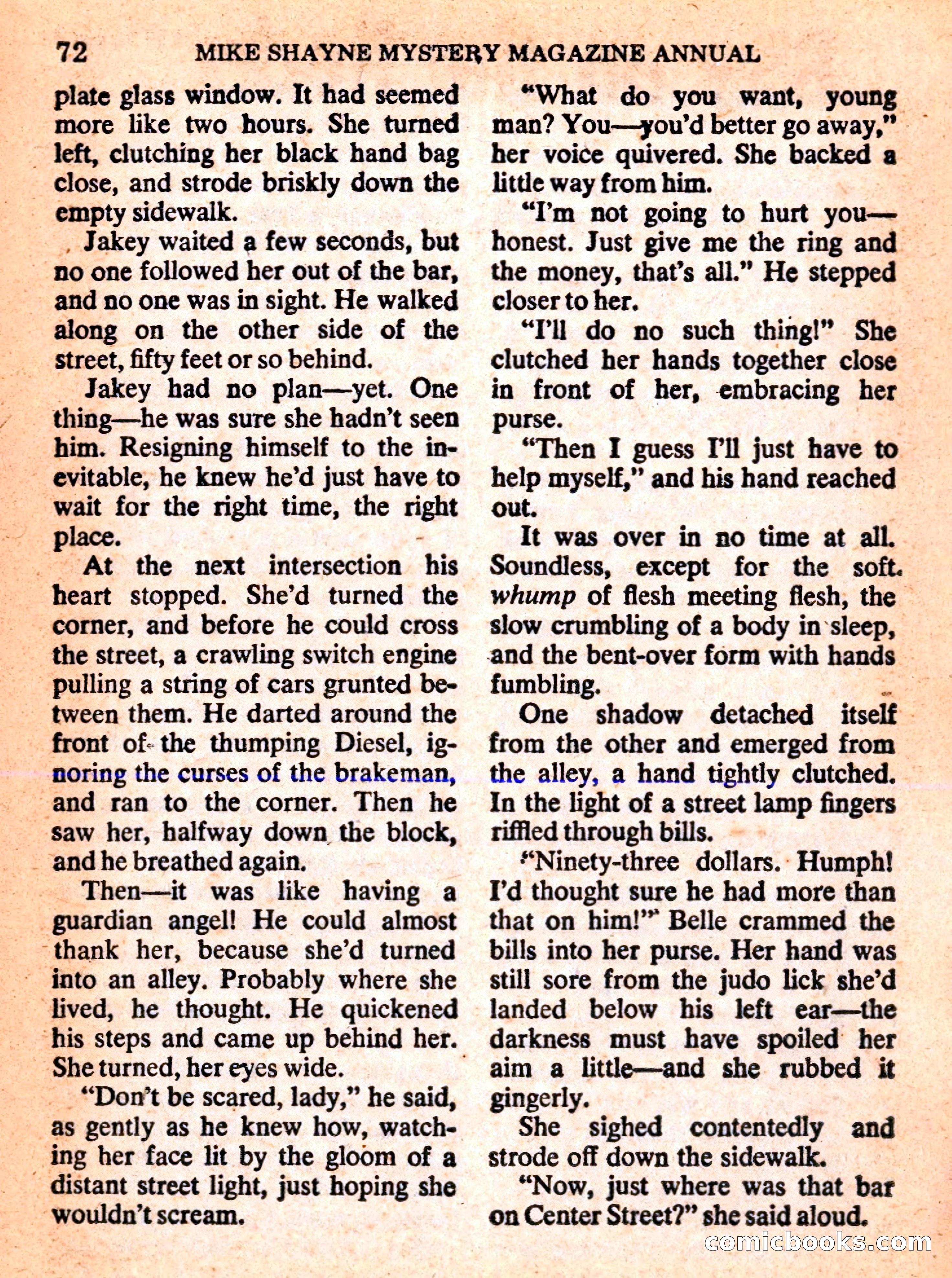 Mike Shayne Mystery Magazine Annual — page 74 of 196