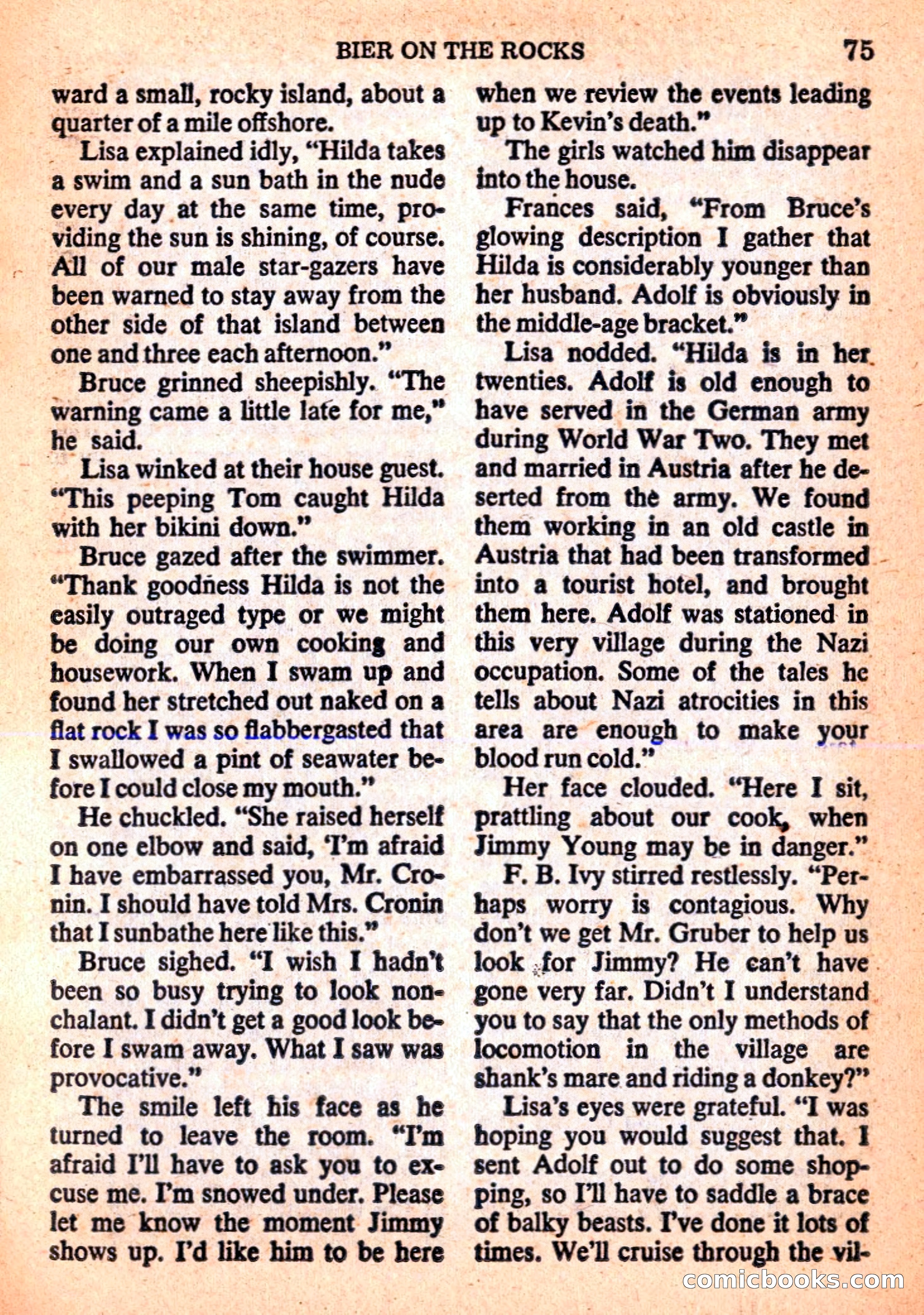 Mike Shayne Mystery Magazine Annual — page 77 of 196