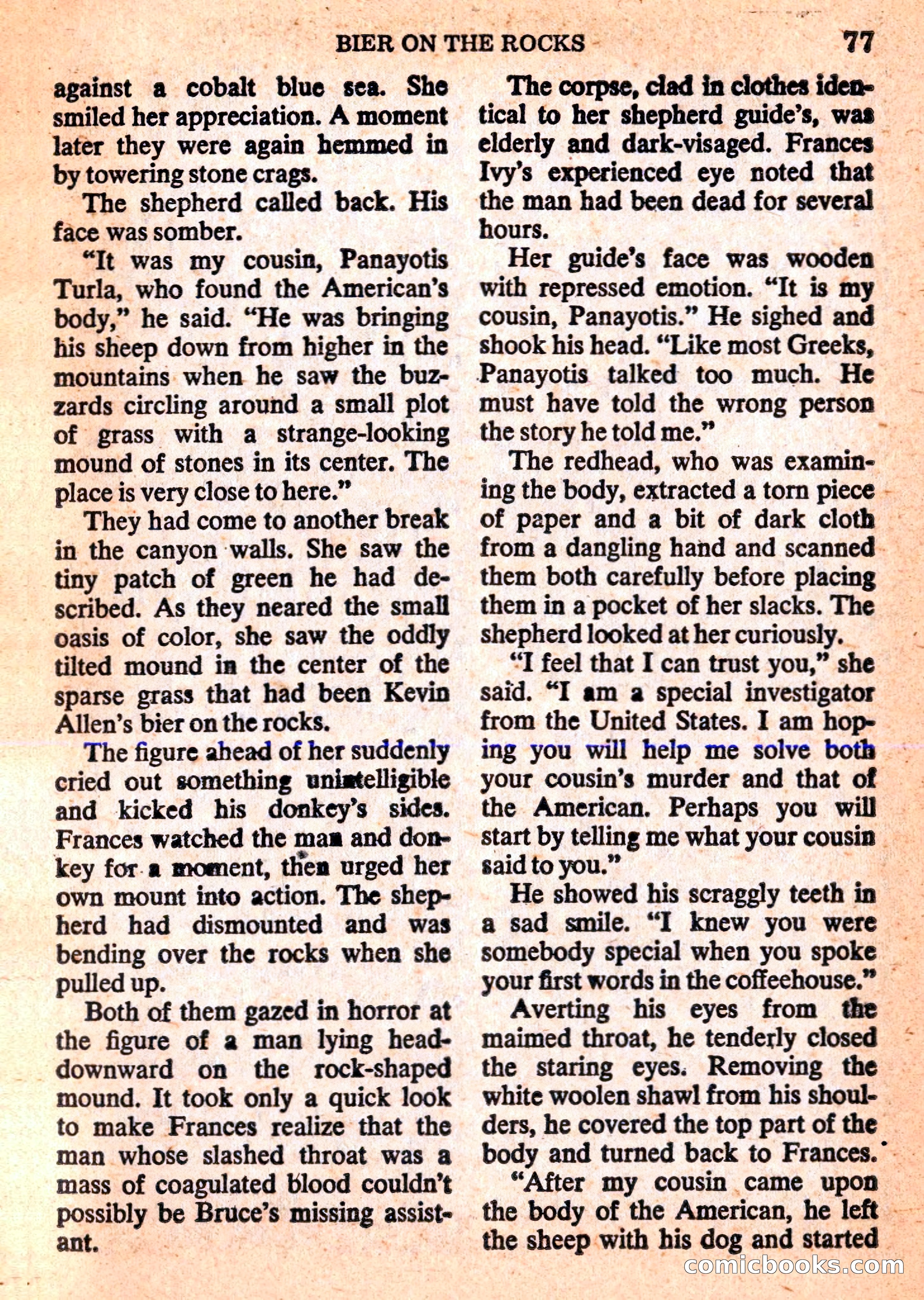 Mike Shayne Mystery Magazine Annual — page 79 of 196