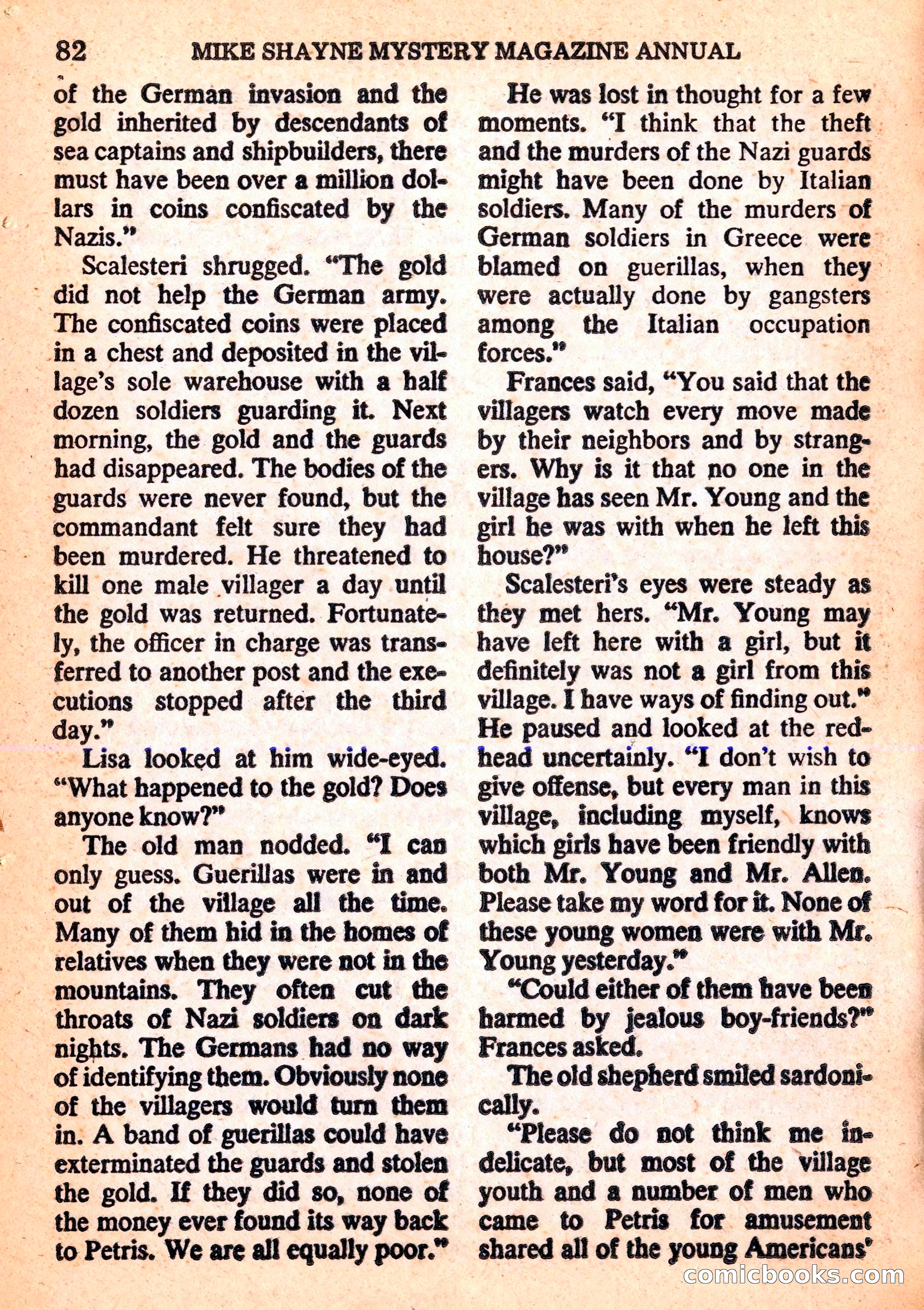 Mike Shayne Mystery Magazine Annual — page 84 of 196