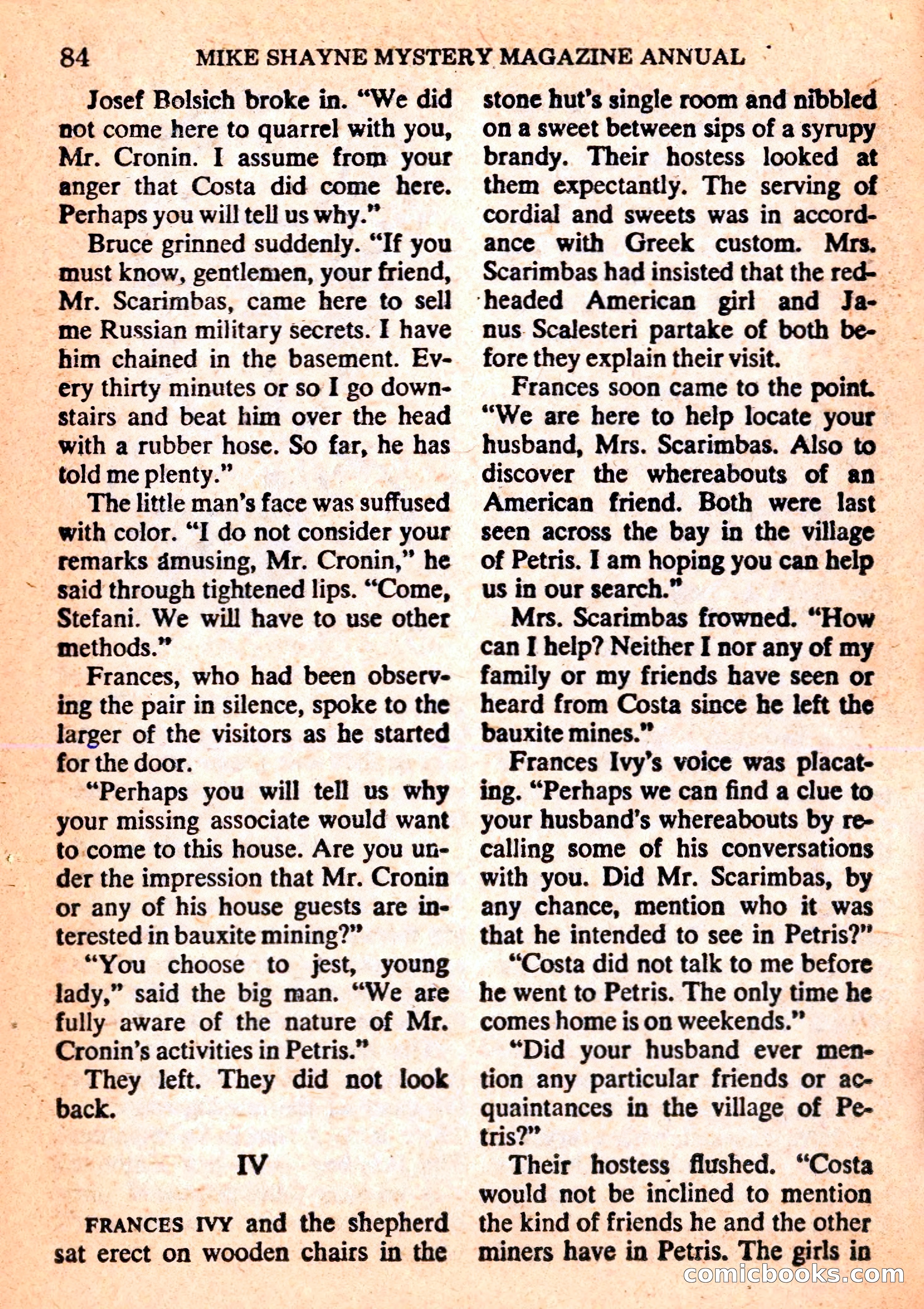 Mike Shayne Mystery Magazine Annual — page 86 of 196