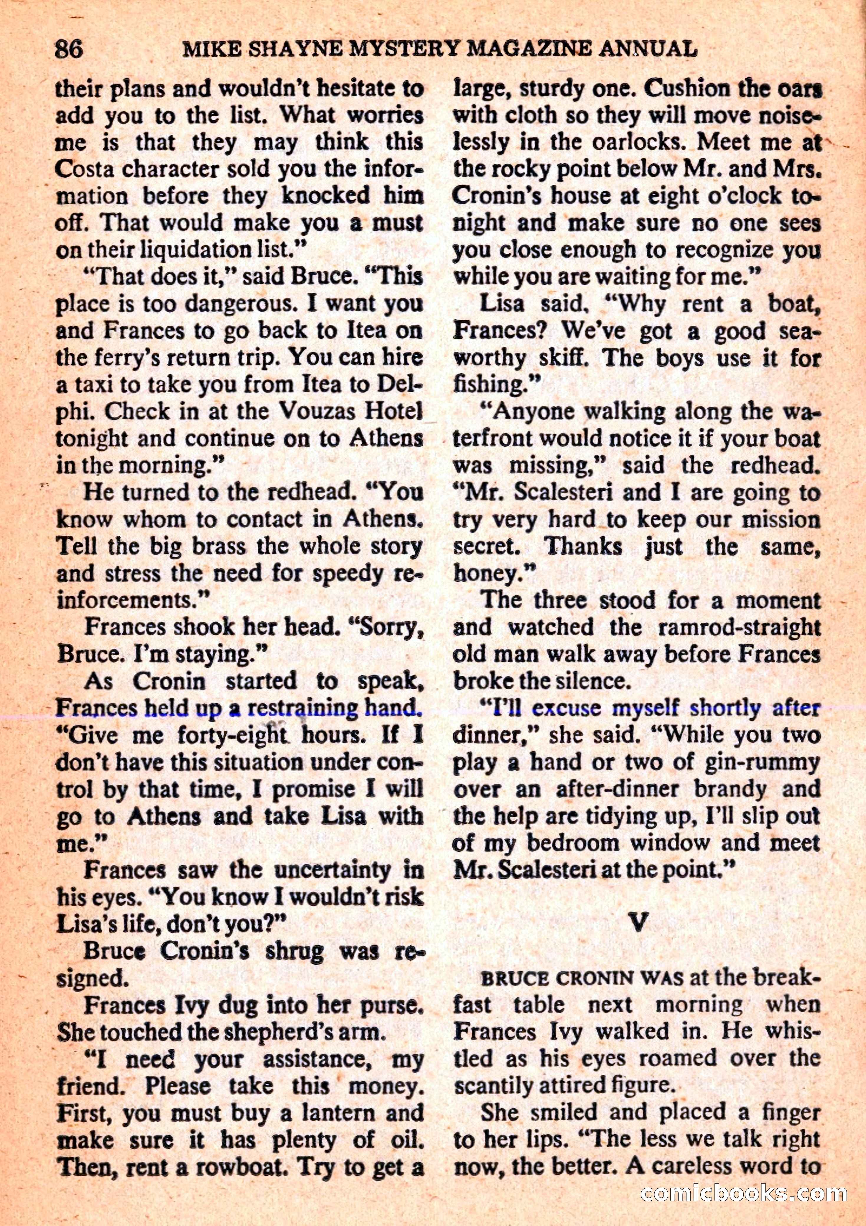 Mike Shayne Mystery Magazine Annual — page 88 of 196