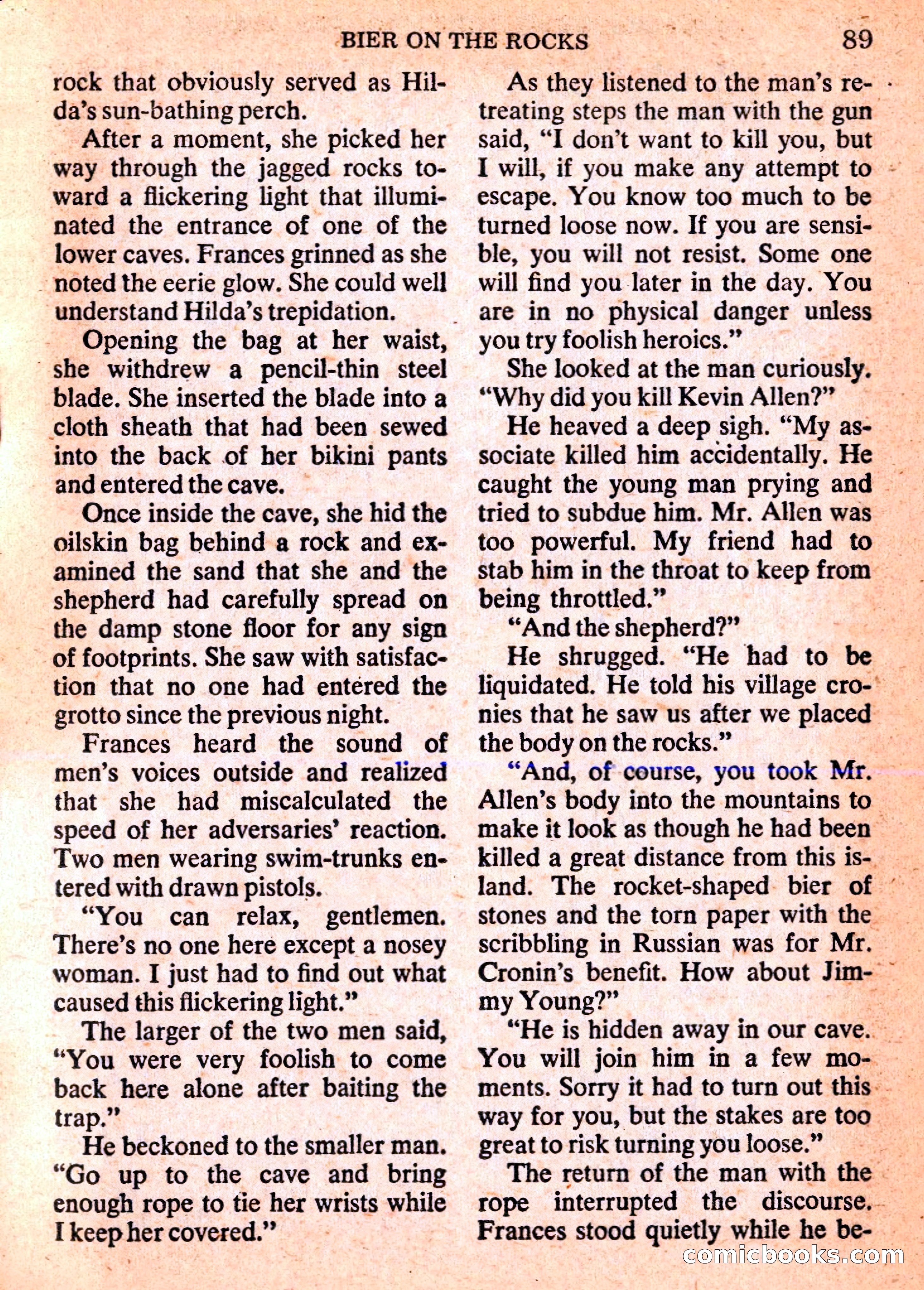 Mike Shayne Mystery Magazine Annual — page 91 of 196