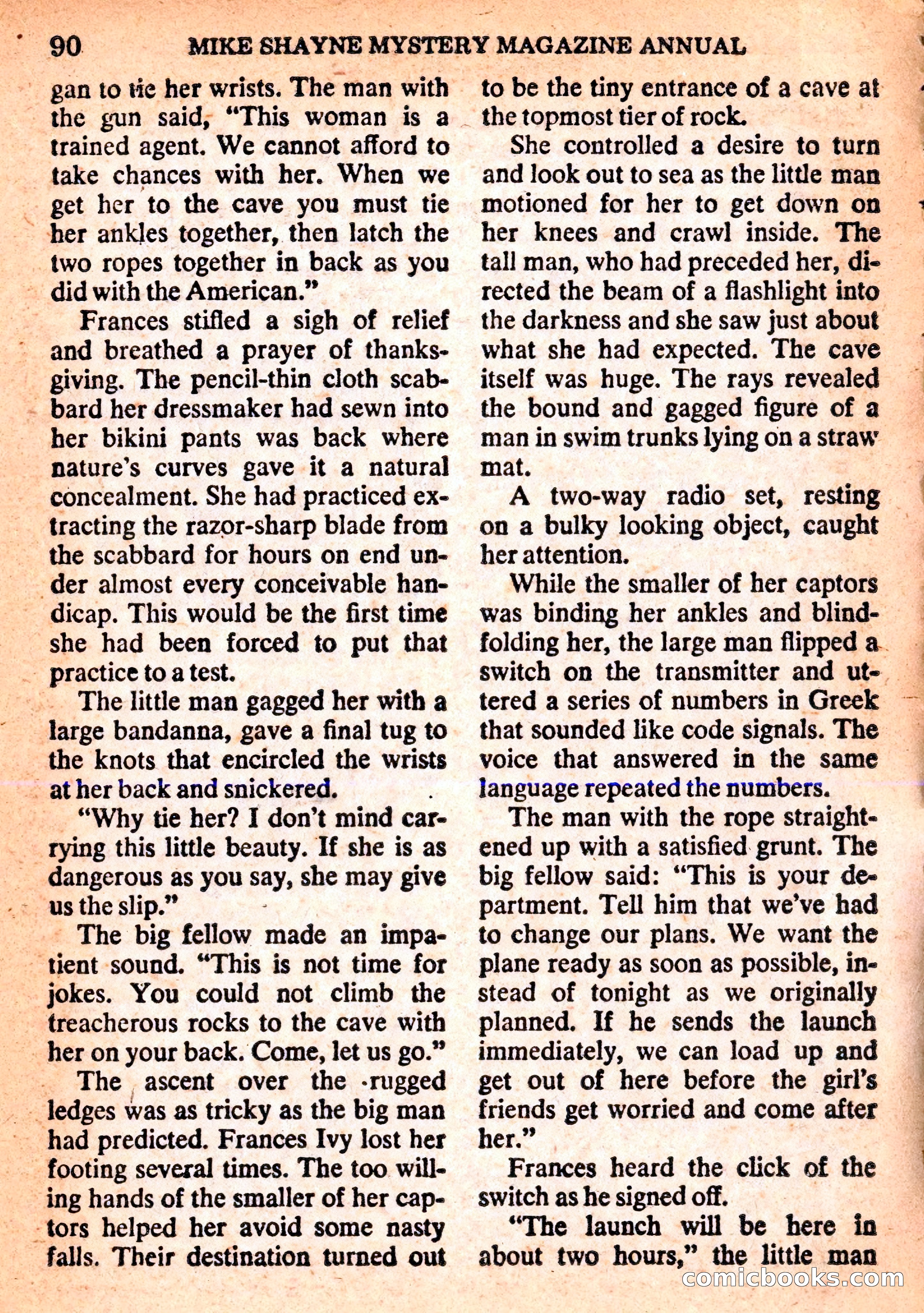 Mike Shayne Mystery Magazine Annual — page 92 of 196