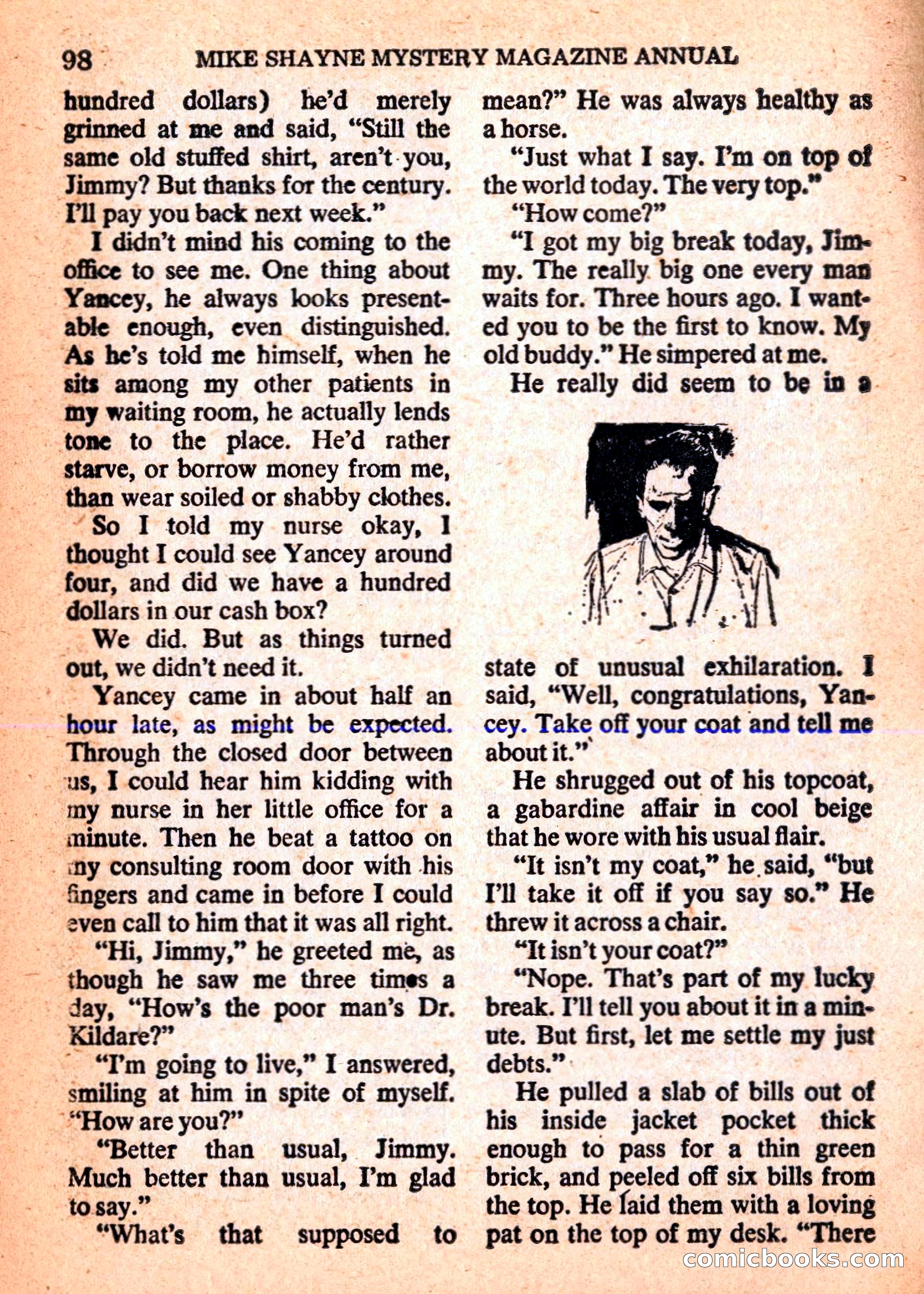 Mike Shayne Mystery Magazine Annual — page 100 of 196