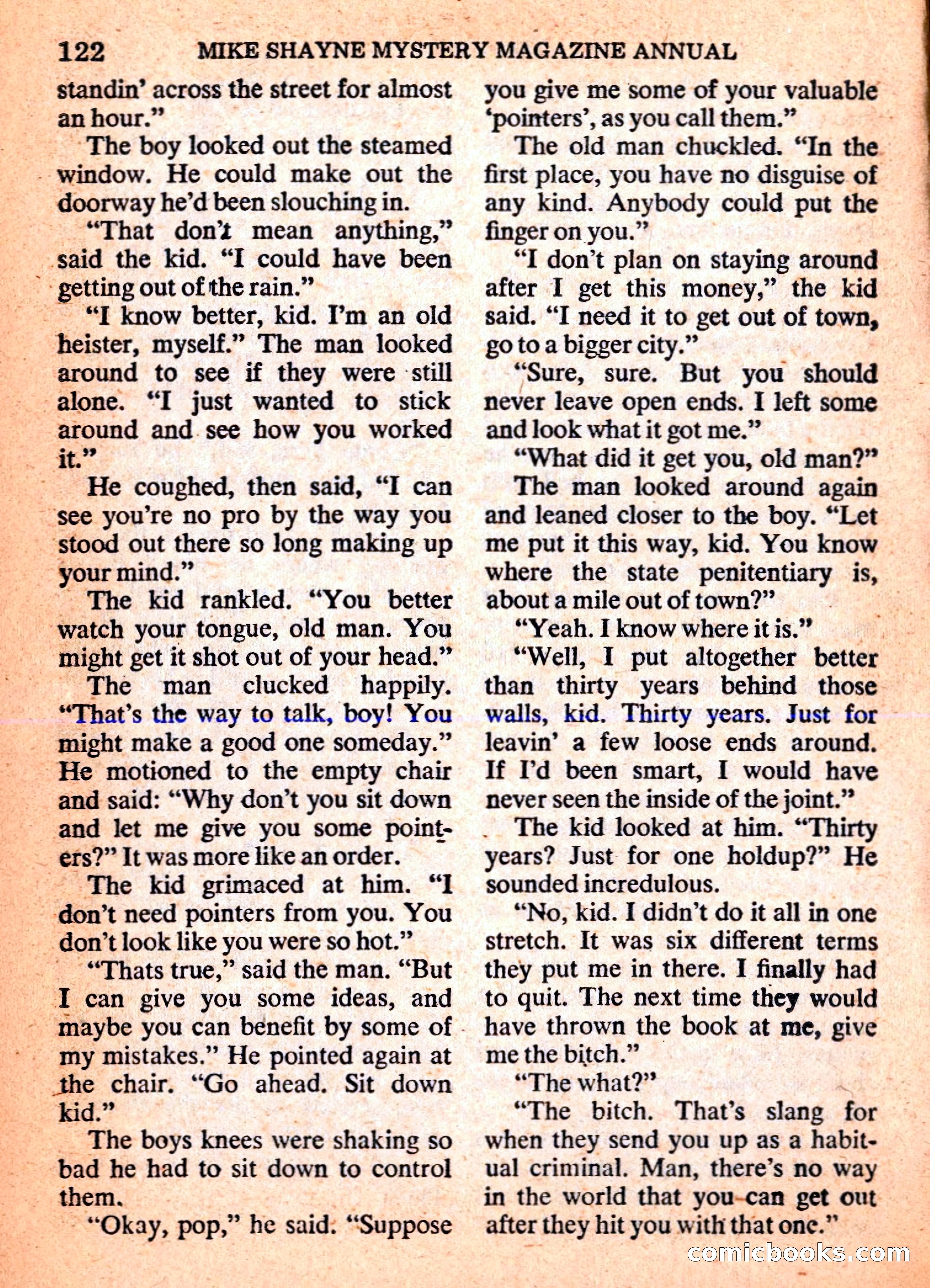 Mike Shayne Mystery Magazine Annual — page 124 of 196