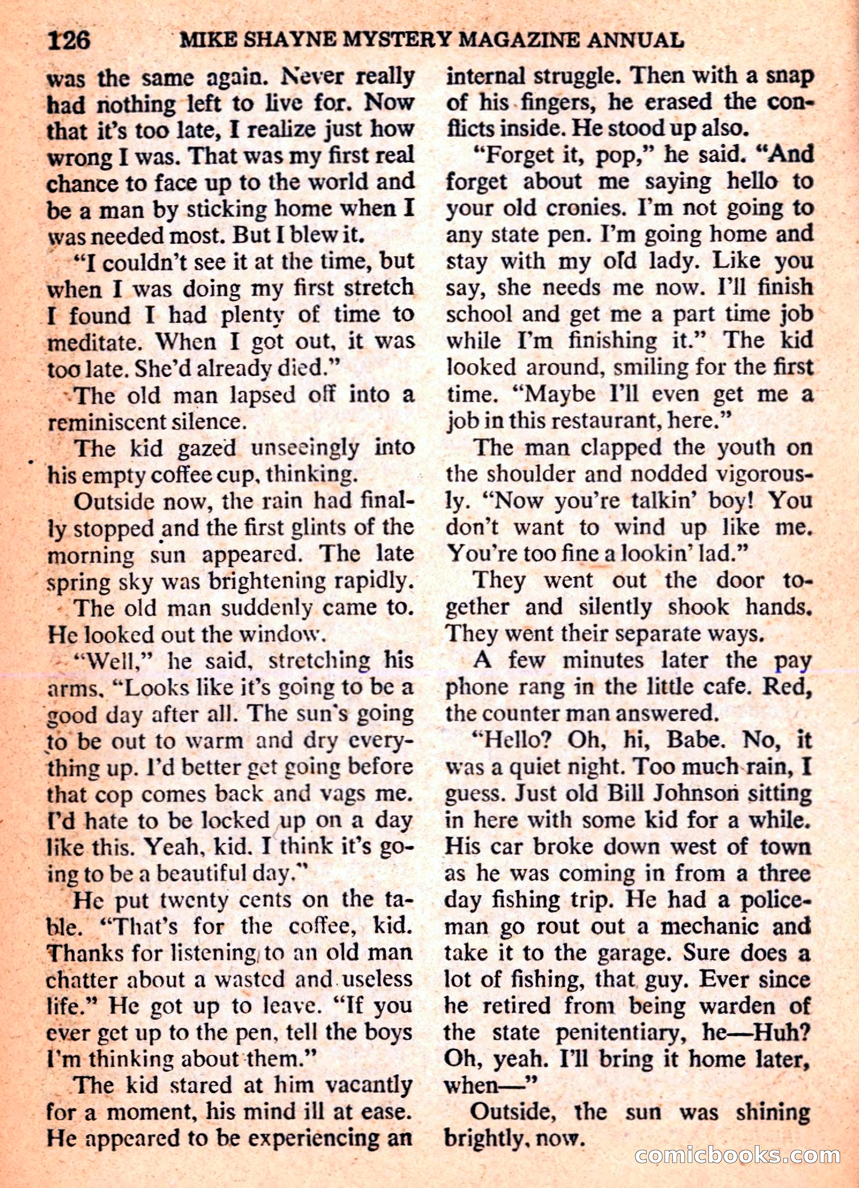 Mike Shayne Mystery Magazine Annual — page 128 of 196