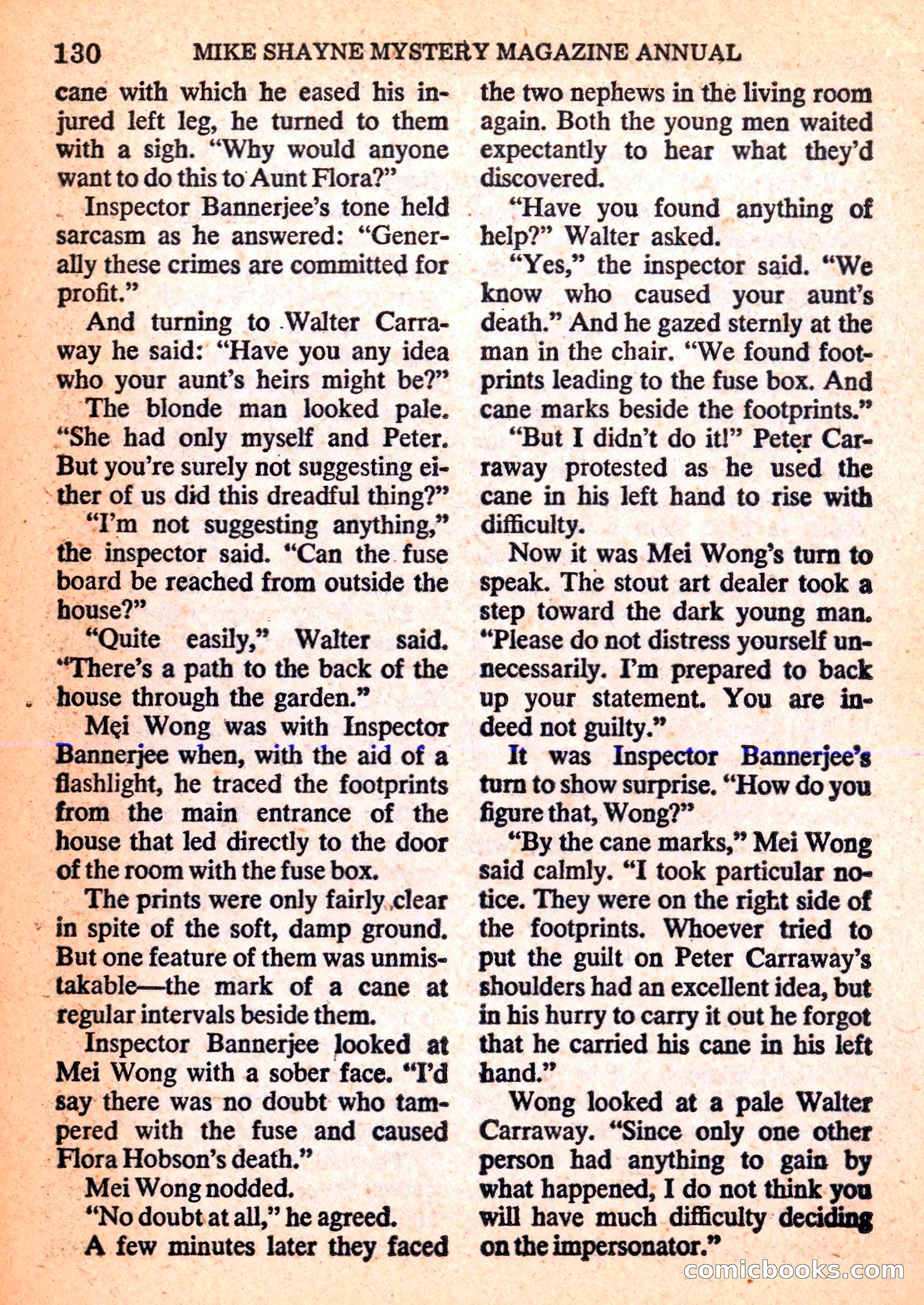 Mike Shayne Mystery Magazine Annual — page 132 of 196
