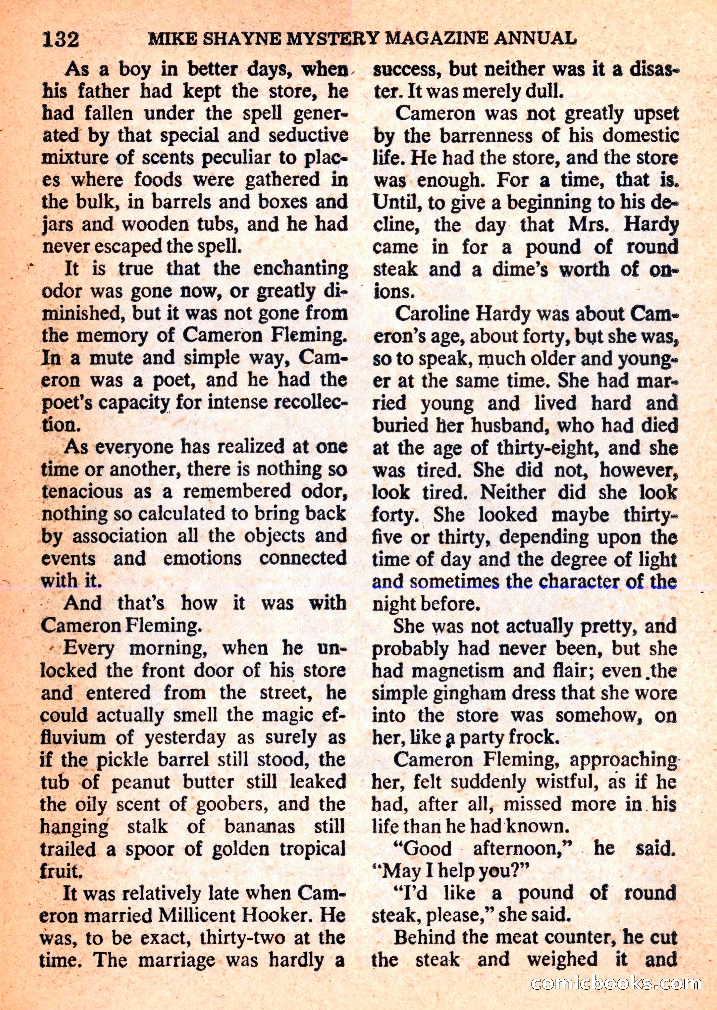 Mike Shayne Mystery Magazine Annual — page 134 of 196