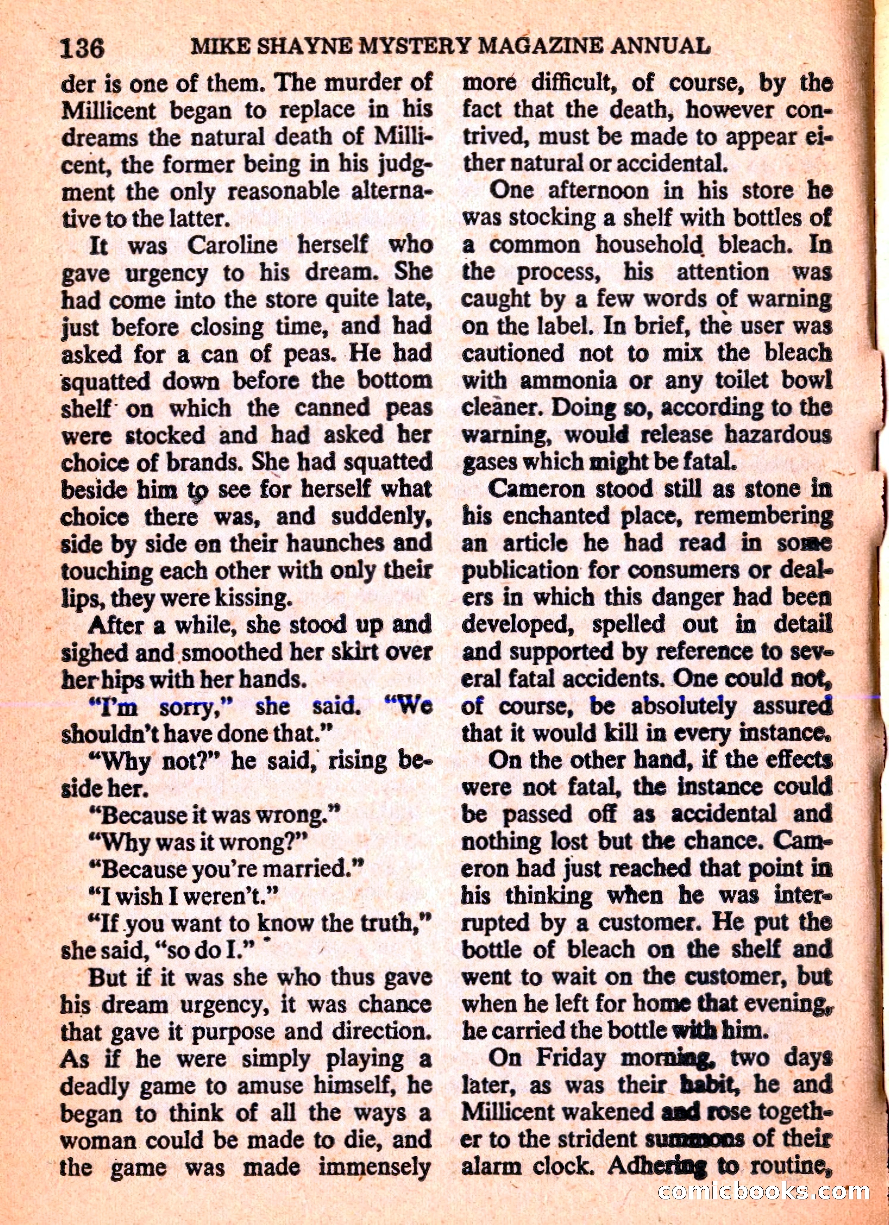 Mike Shayne Mystery Magazine Annual — page 138 of 196