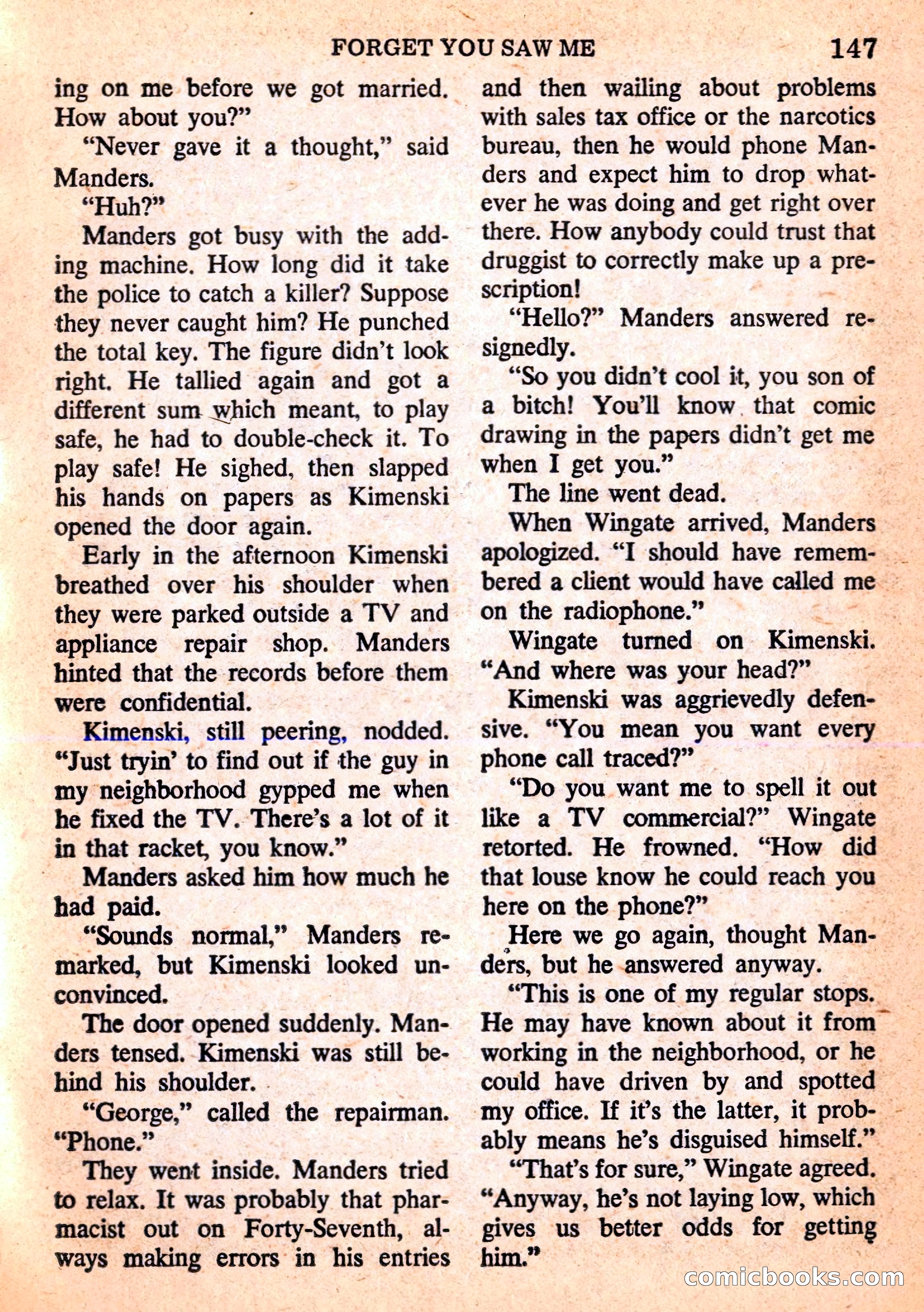 Mike Shayne Mystery Magazine Annual — page 149 of 196