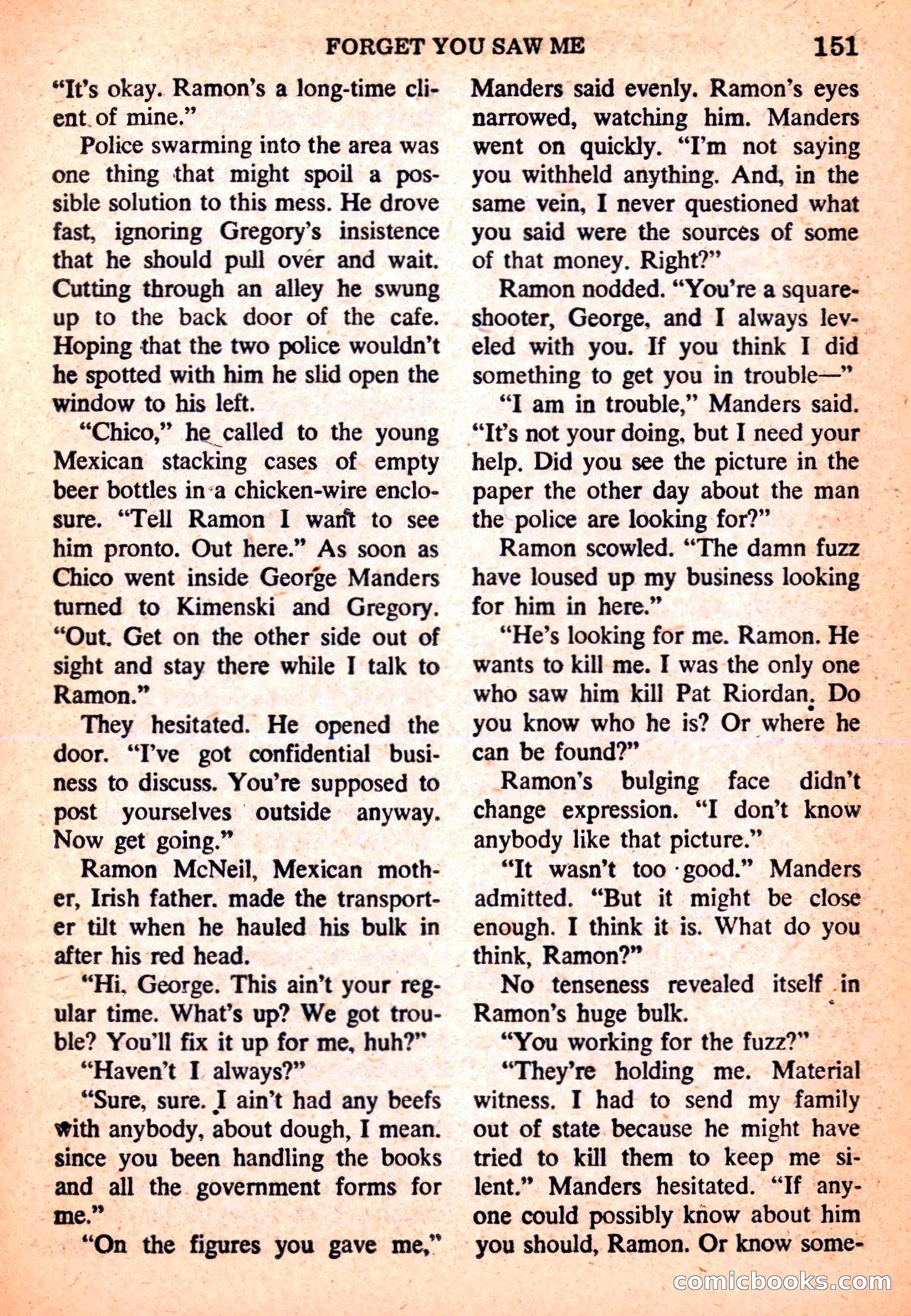 Mike Shayne Mystery Magazine Annual — page 153 of 196
