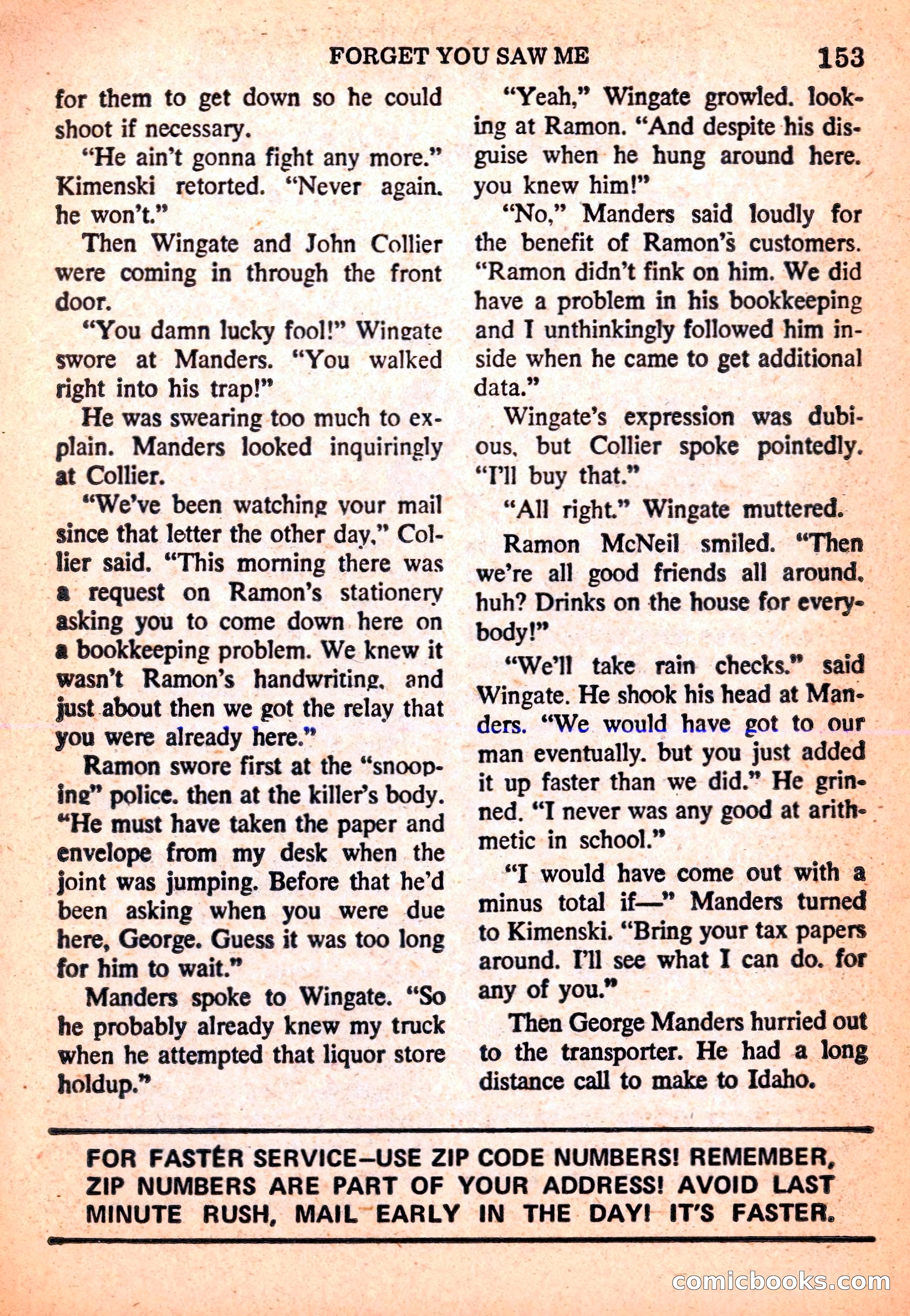 Mike Shayne Mystery Magazine Annual — page 155 of 196