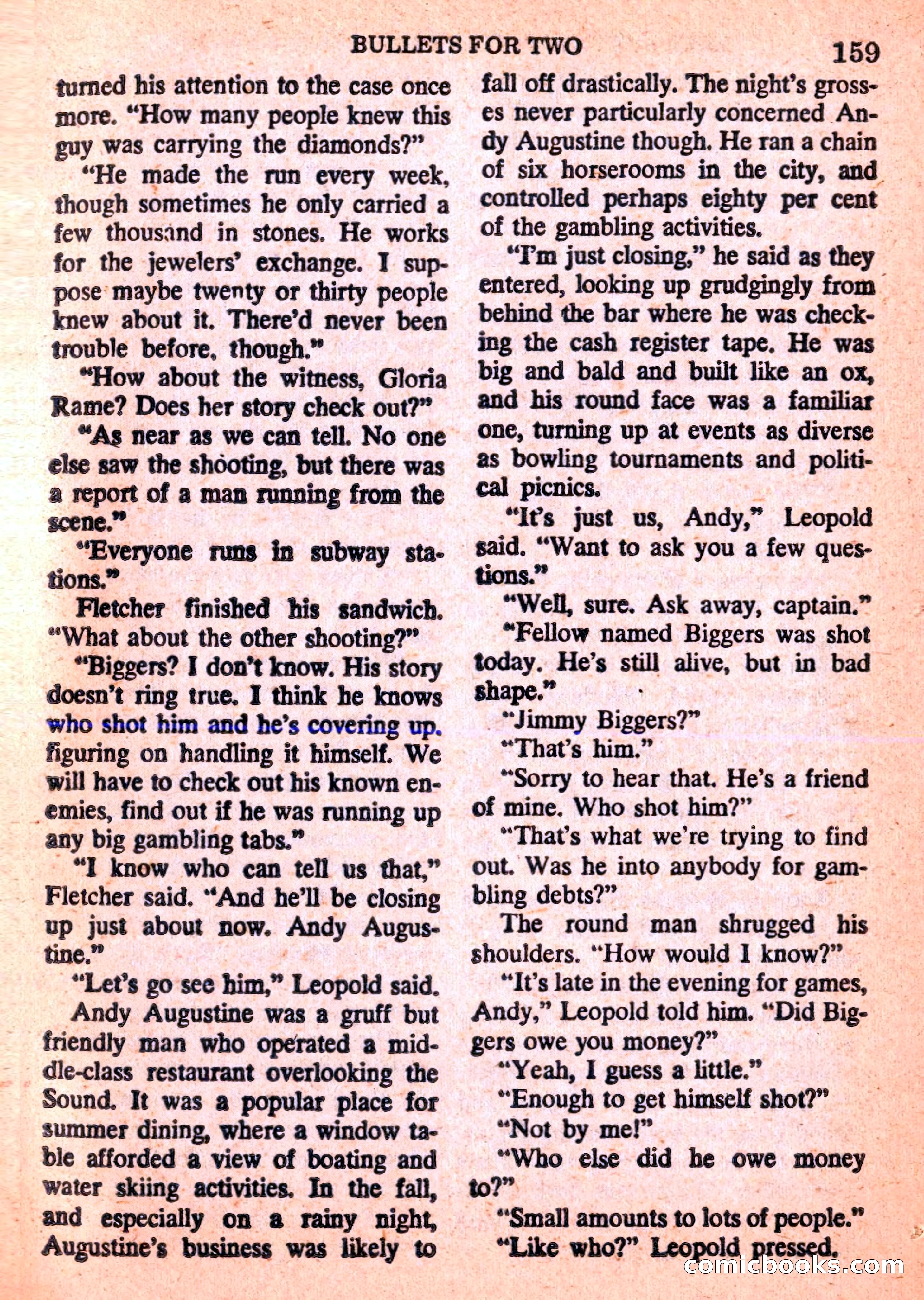Mike Shayne Mystery Magazine Annual — page 161 of 196