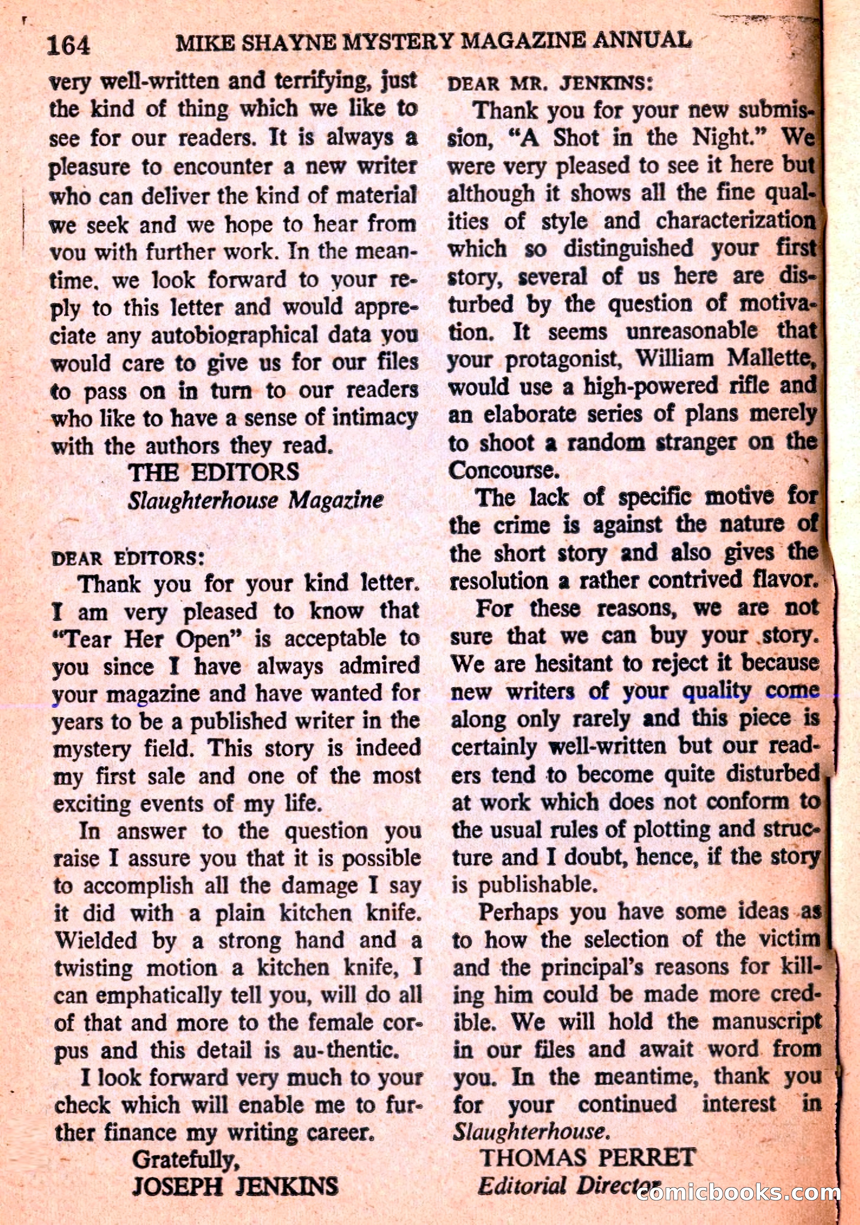 Mike Shayne Mystery Magazine Annual — page 166 of 196