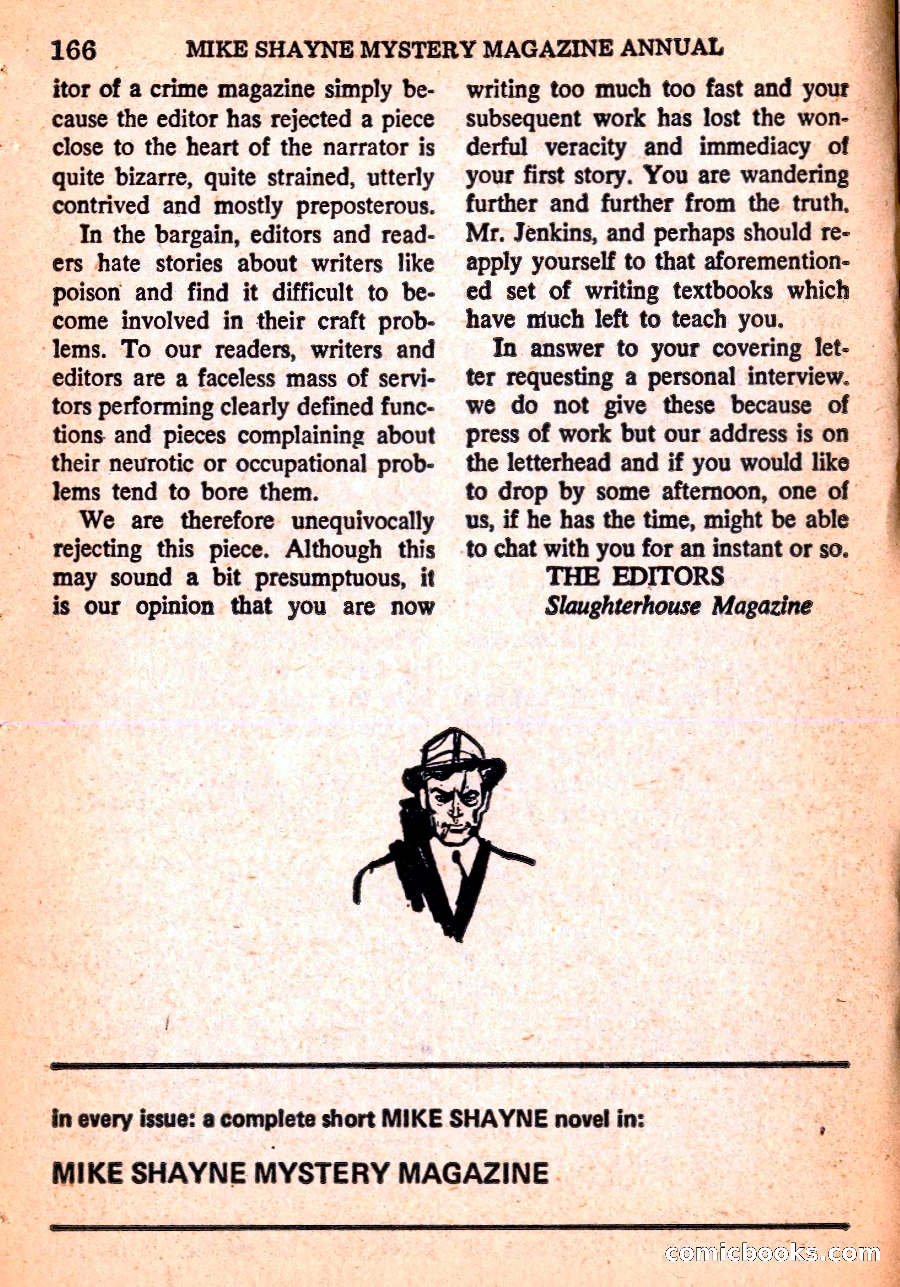 Mike Shayne Mystery Magazine Annual — page 168 of 196