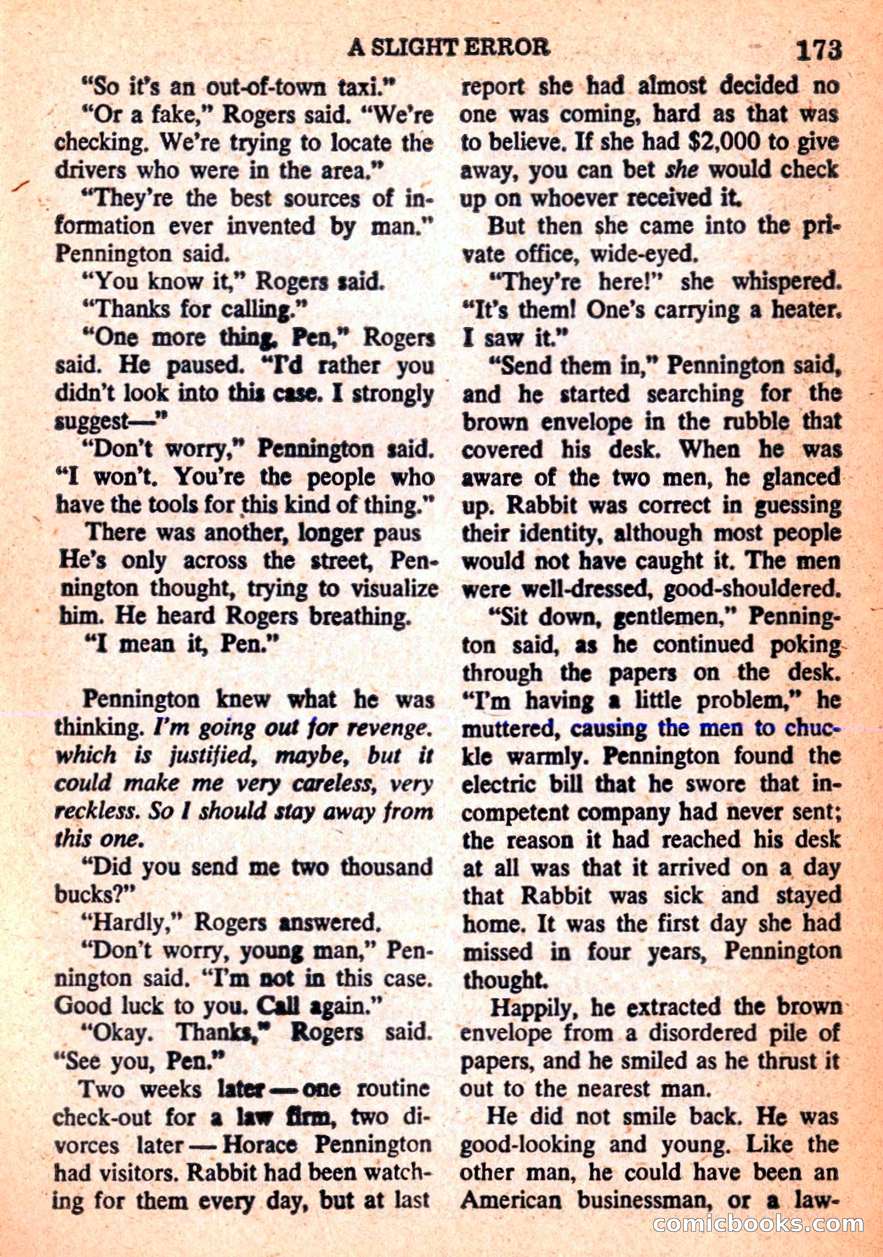 Mike Shayne Mystery Magazine Annual — page 175 of 196