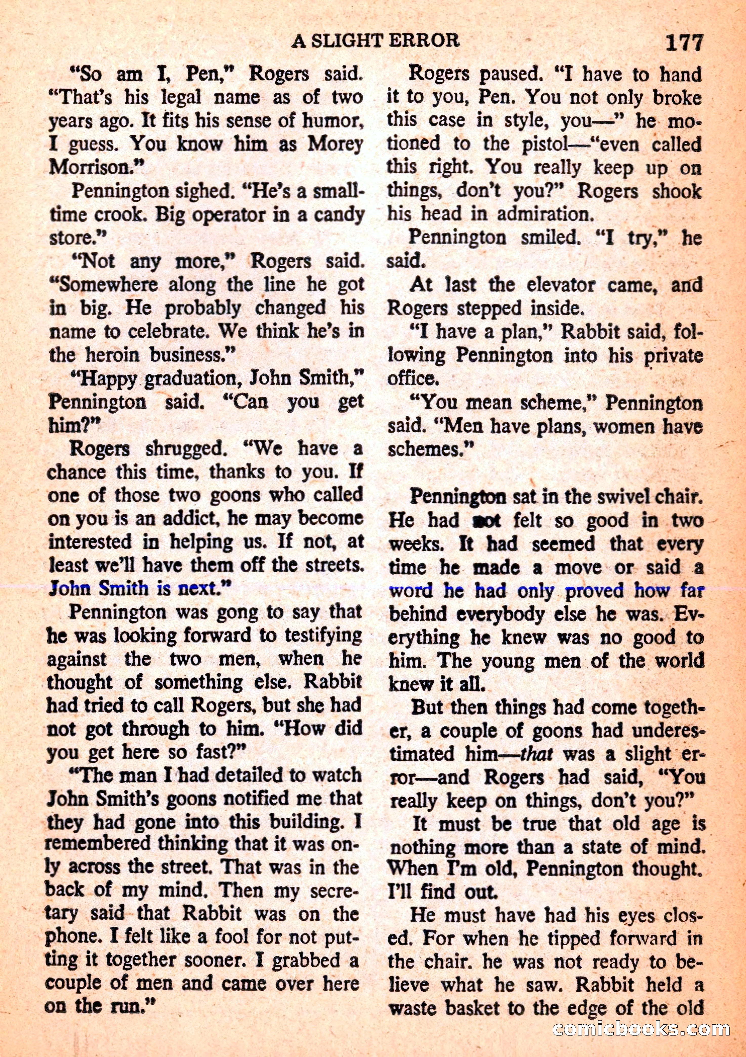 Mike Shayne Mystery Magazine Annual — page 179 of 196