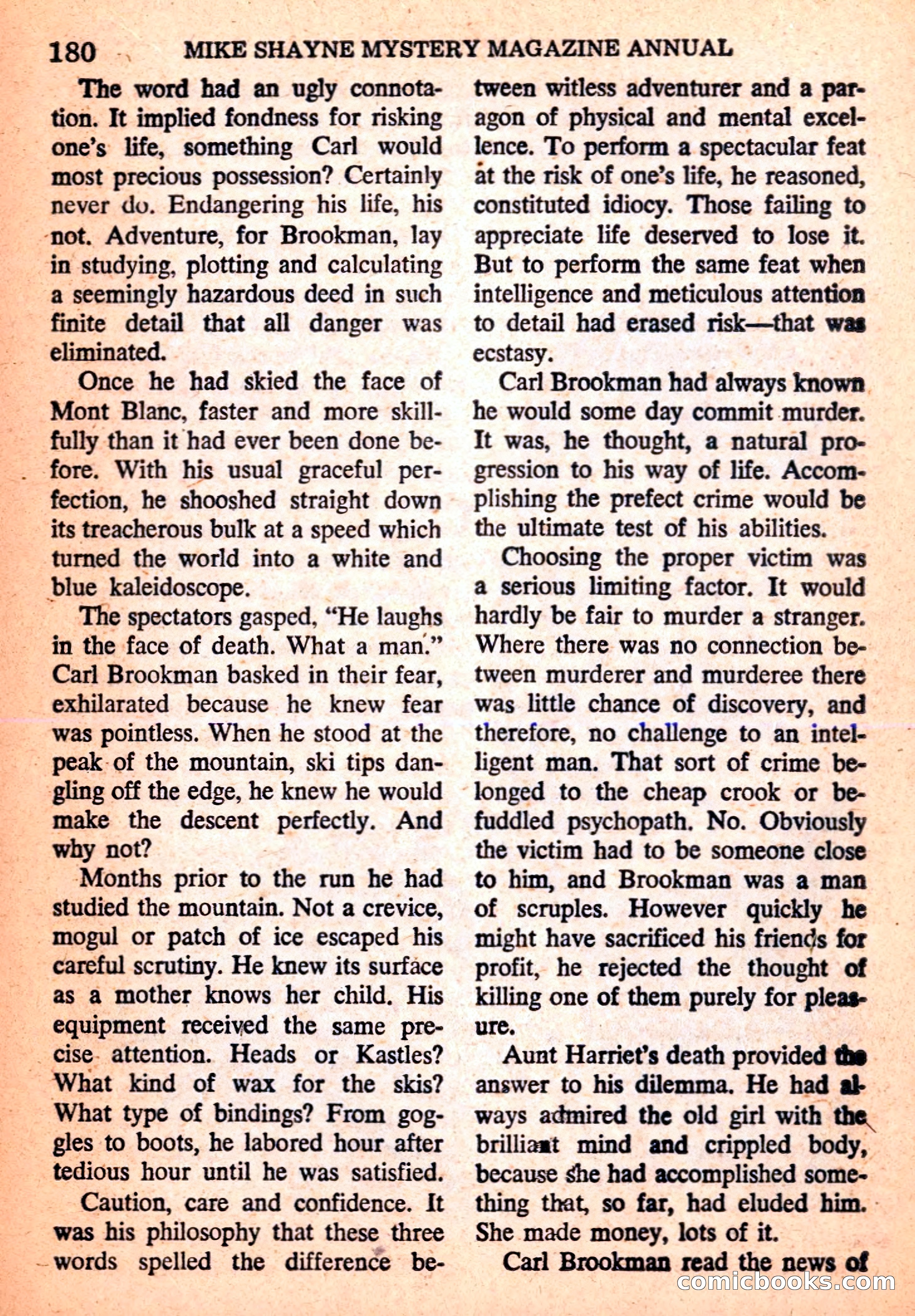 Mike Shayne Mystery Magazine Annual — page 182 of 196