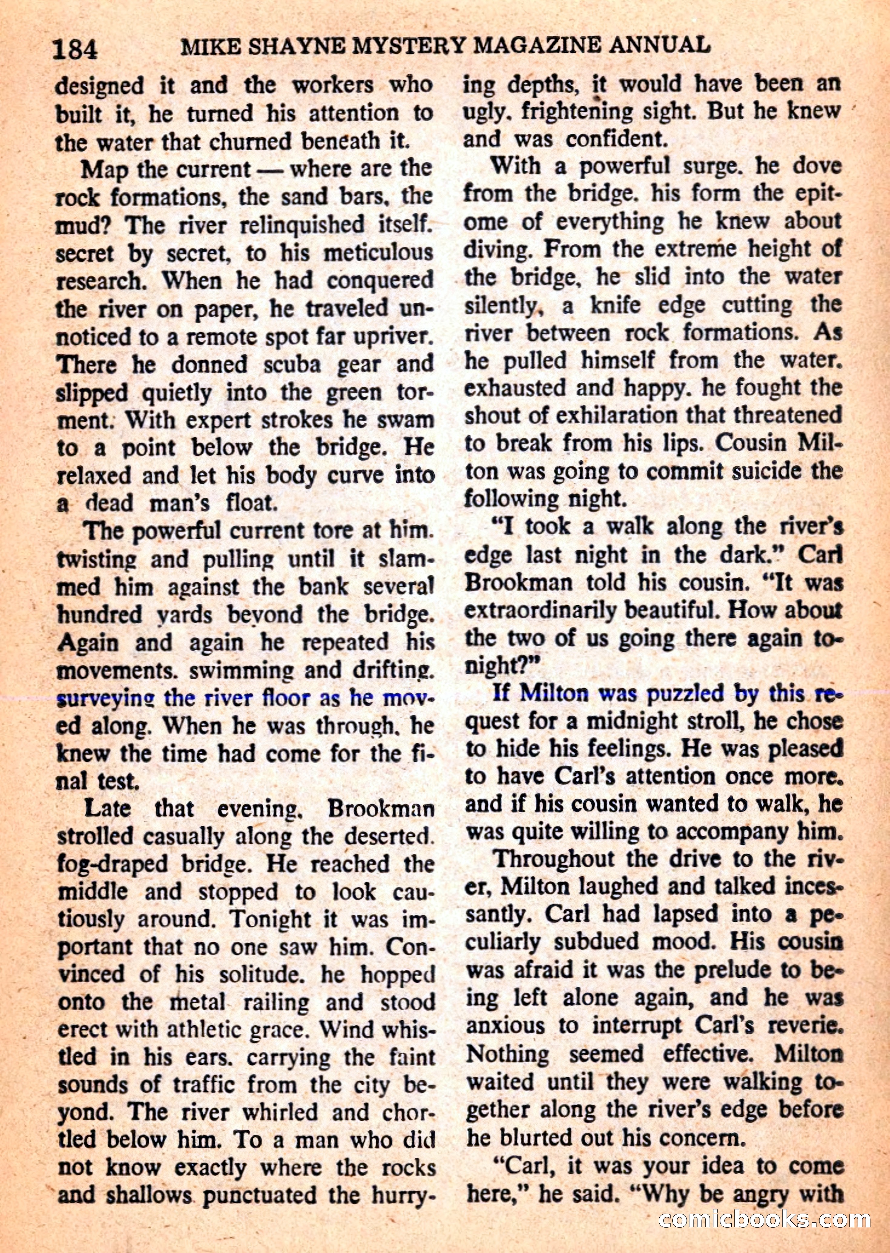 Mike Shayne Mystery Magazine Annual — page 186 of 196