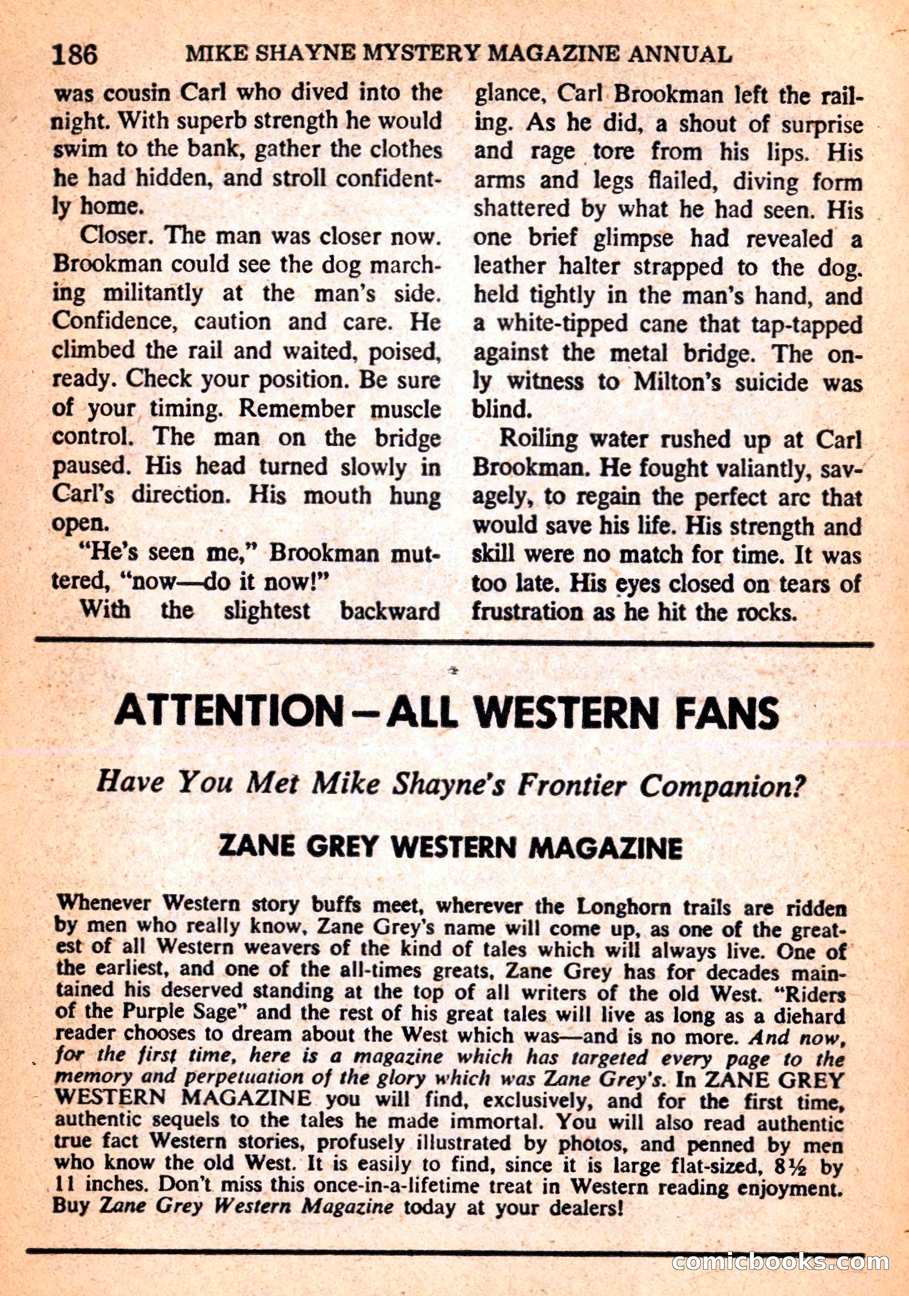 Mike Shayne Mystery Magazine Annual — page 188 of 196