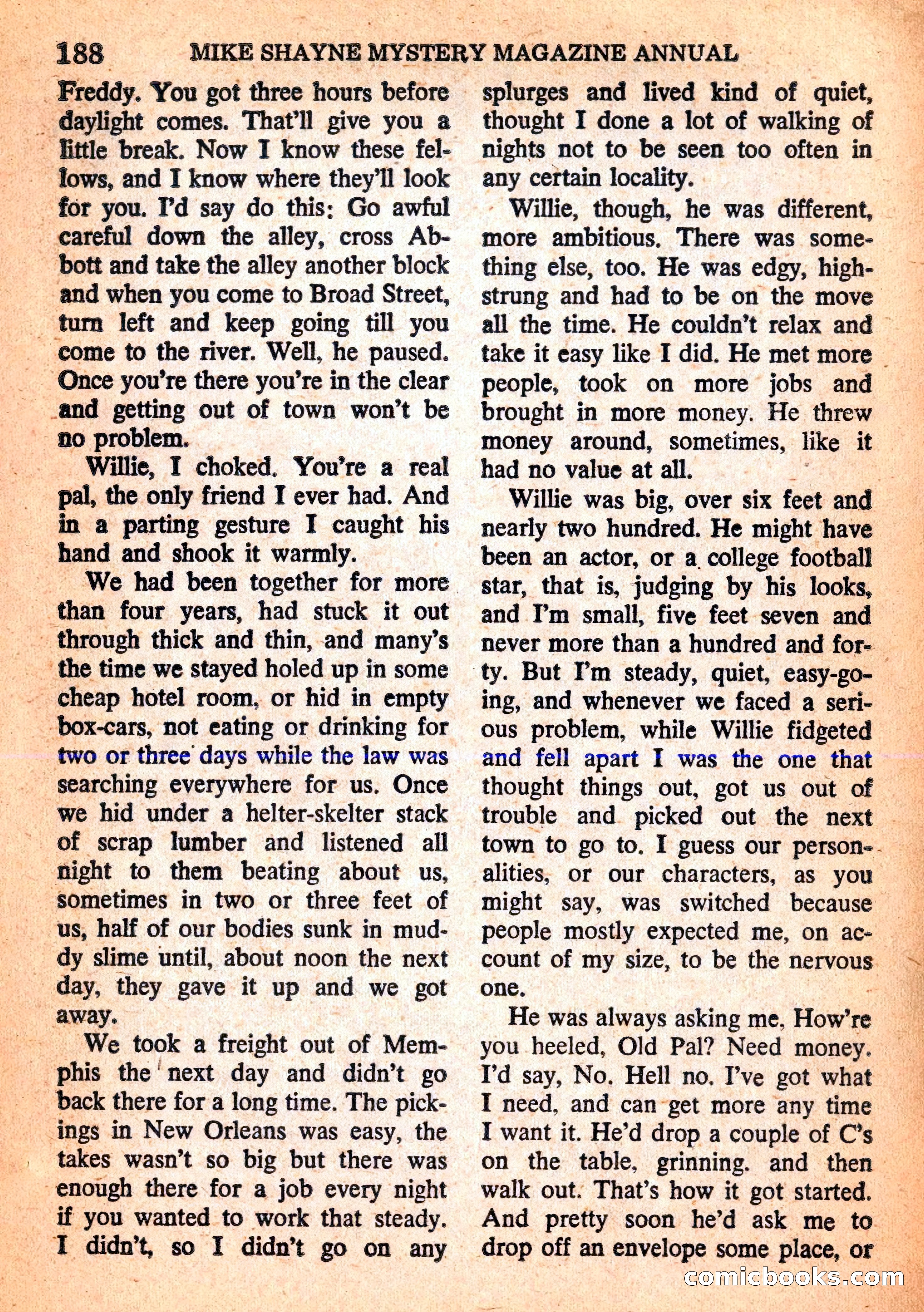 Mike Shayne Mystery Magazine Annual — page 190 of 196