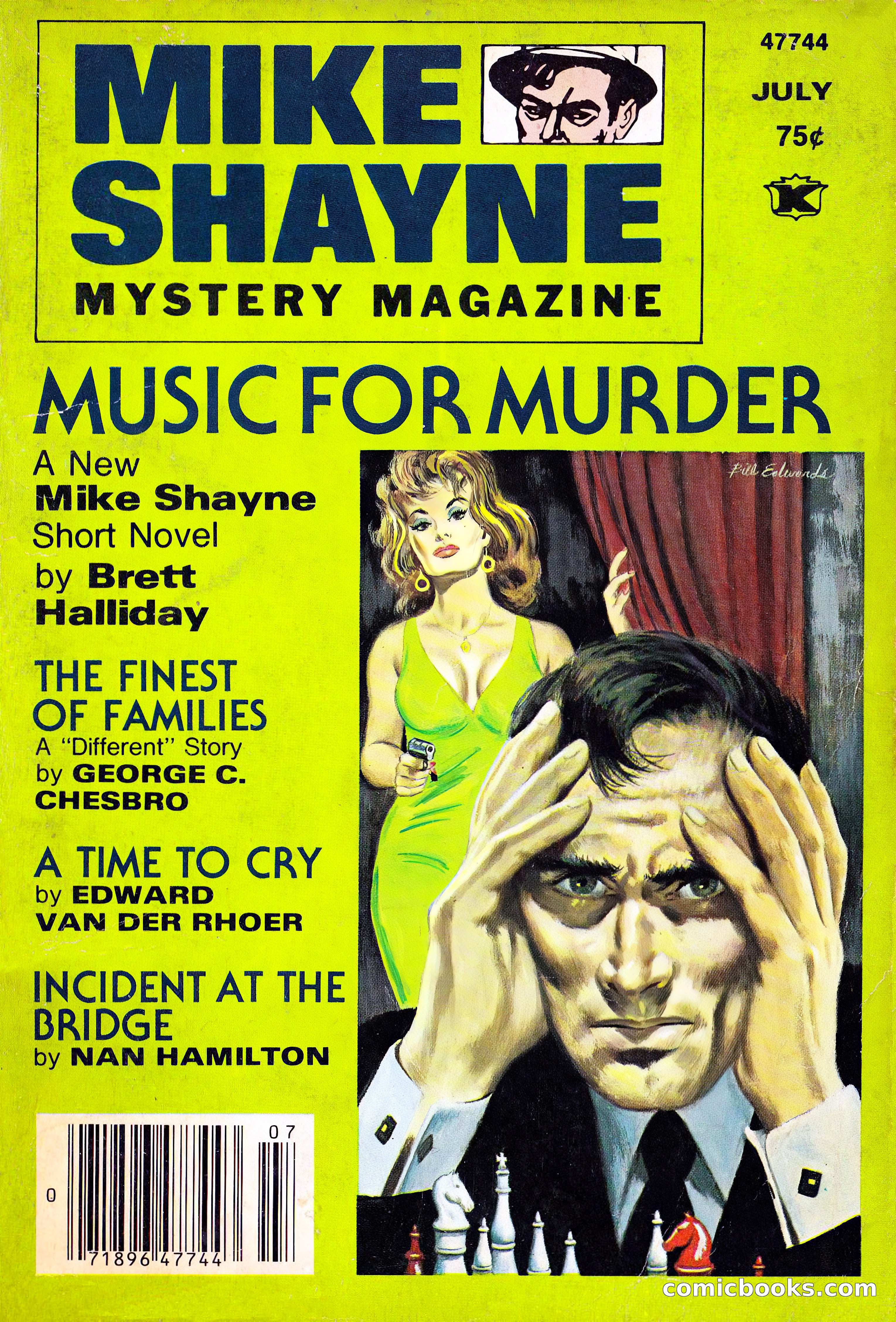 Mike Shayne Mystery Magazine, July 1977 — page 1 of 133