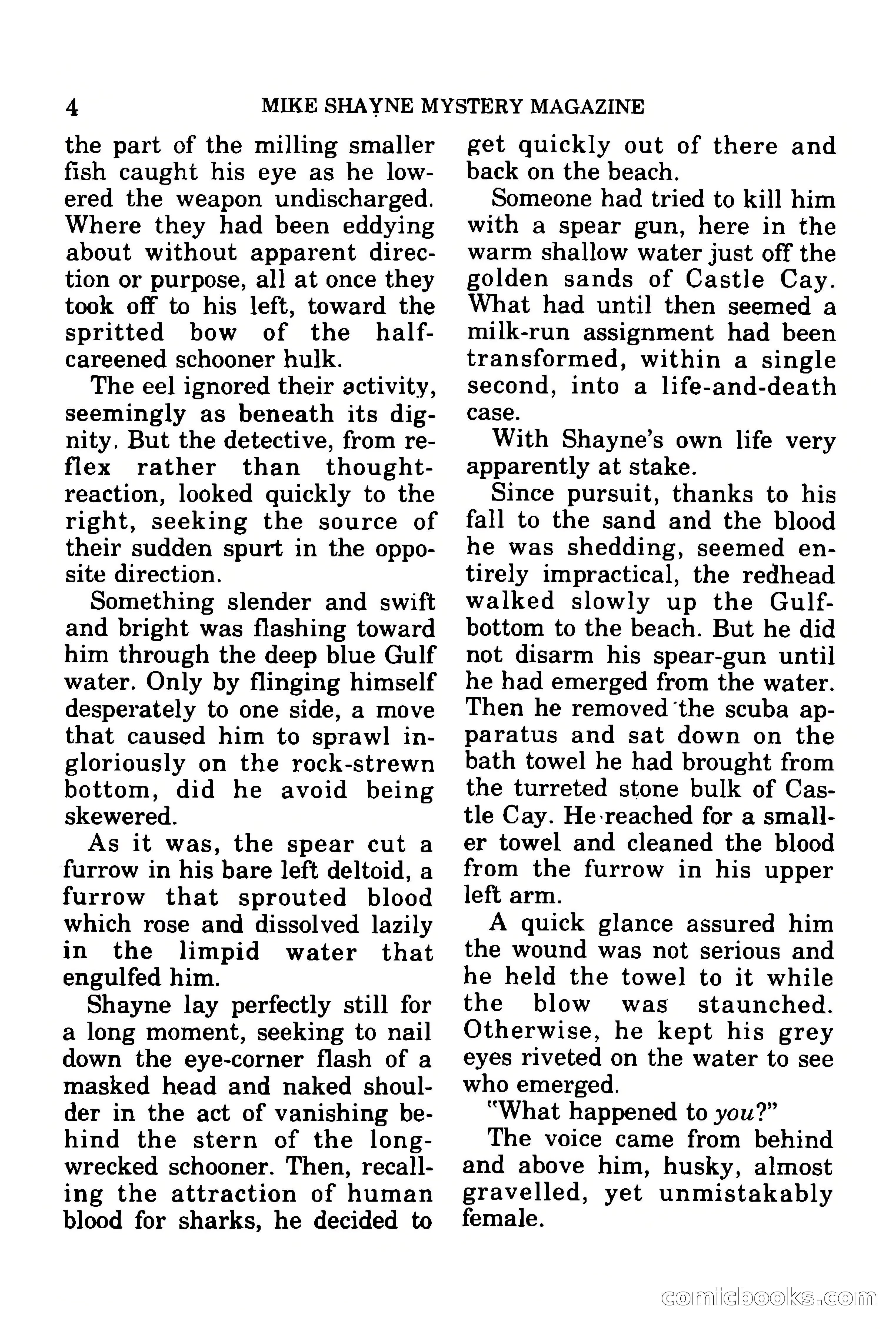 Mike Shayne Mystery Magazine, July 1977 — page 6 of 133