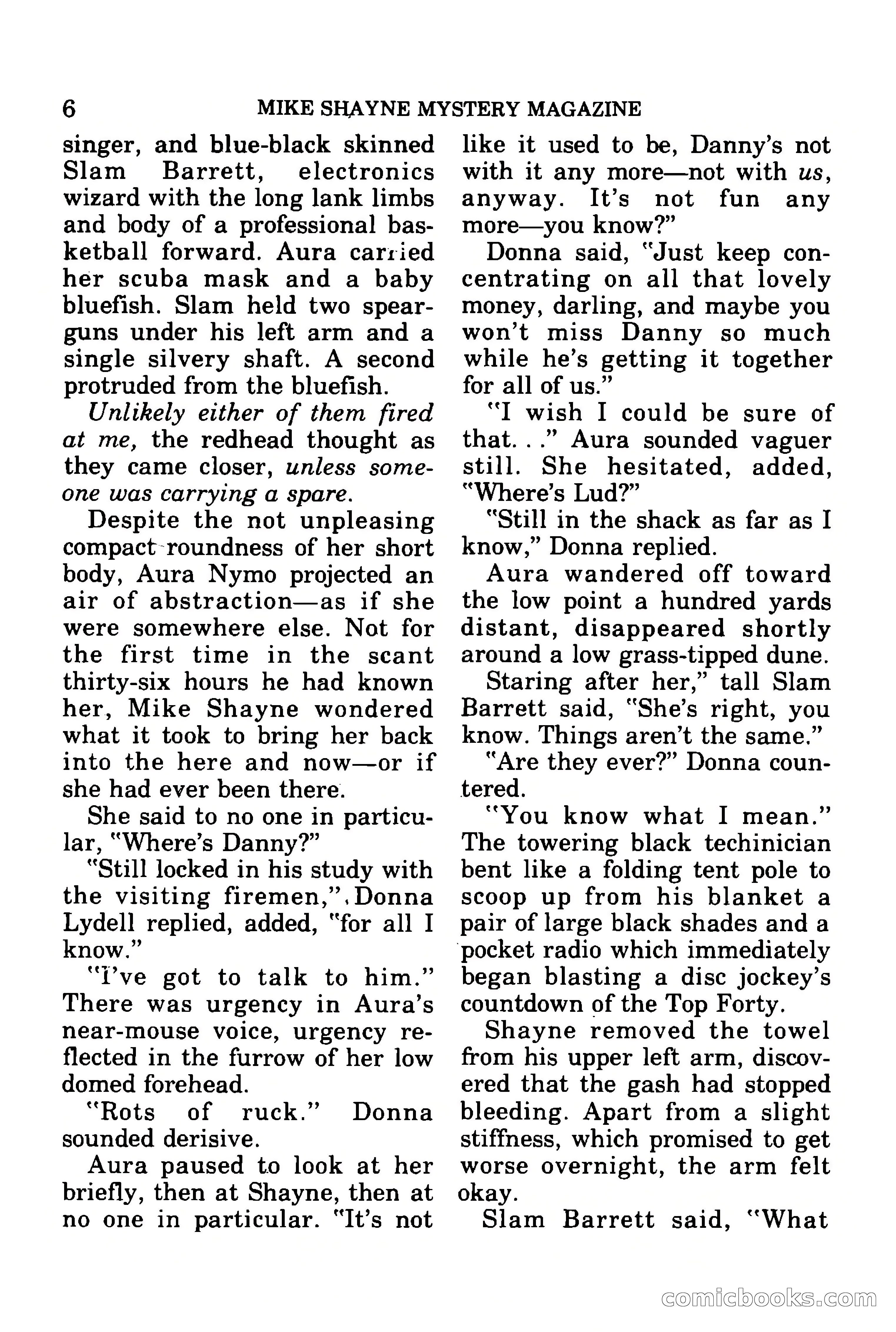 Mike Shayne Mystery Magazine, July 1977 — page 8 of 133