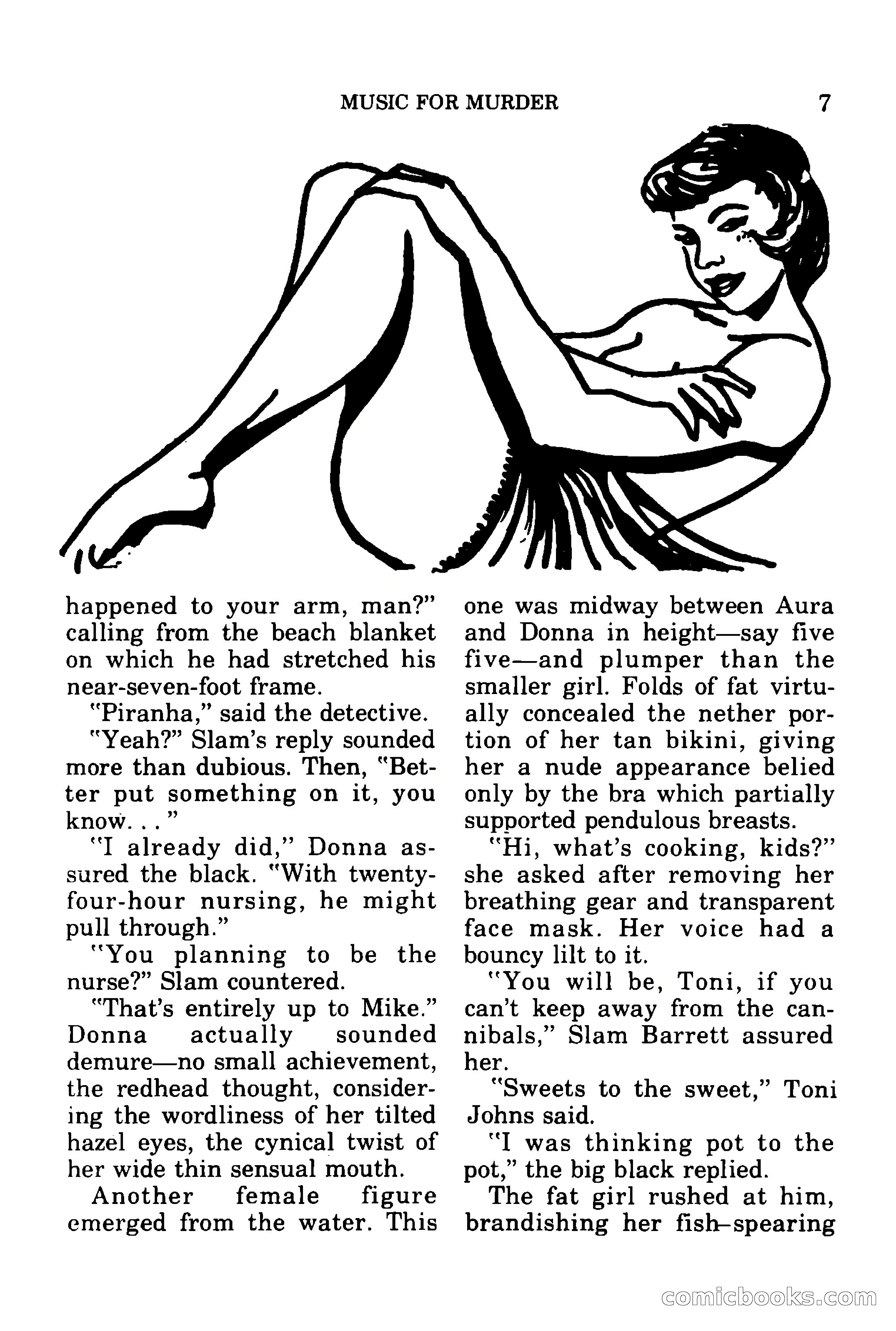 Mike Shayne Mystery Magazine, July 1977 — page 9 of 133
